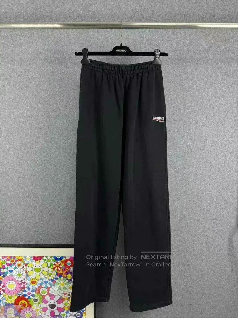 Balenciaga Balenciaga size XS Wave Cola Embroidered Logo Pants Size US 27 - 1 Thumbnail