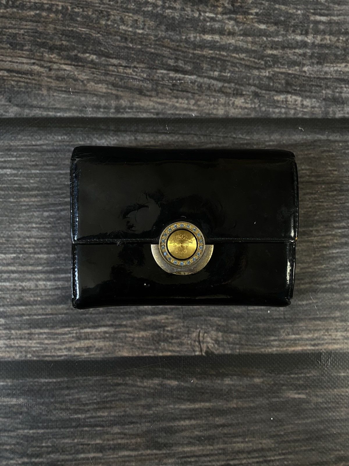 Versace Versace Medusa Leather Vintage Wallet Size ONE SIZE - 1 Thumbnail