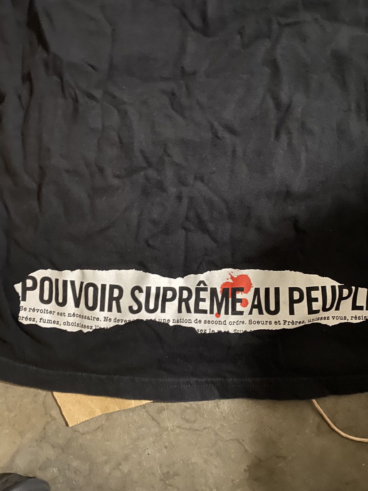 Supreme Supreme Headlines Tee Black Size US L / EU 52-54 / 3 - 1 Thumbnail