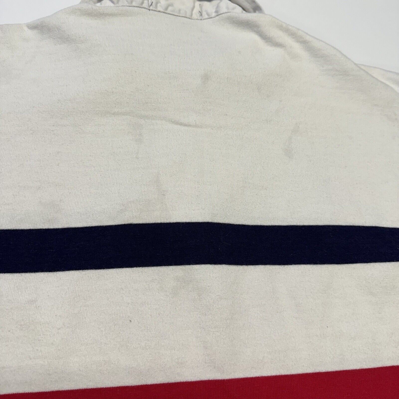 Gant × Vintage Gant Rugger Long Sleeve Rugby Shirt Mens Medium White Stripe Size US M / EU 48-50 / 2 - 10 Thumbnail