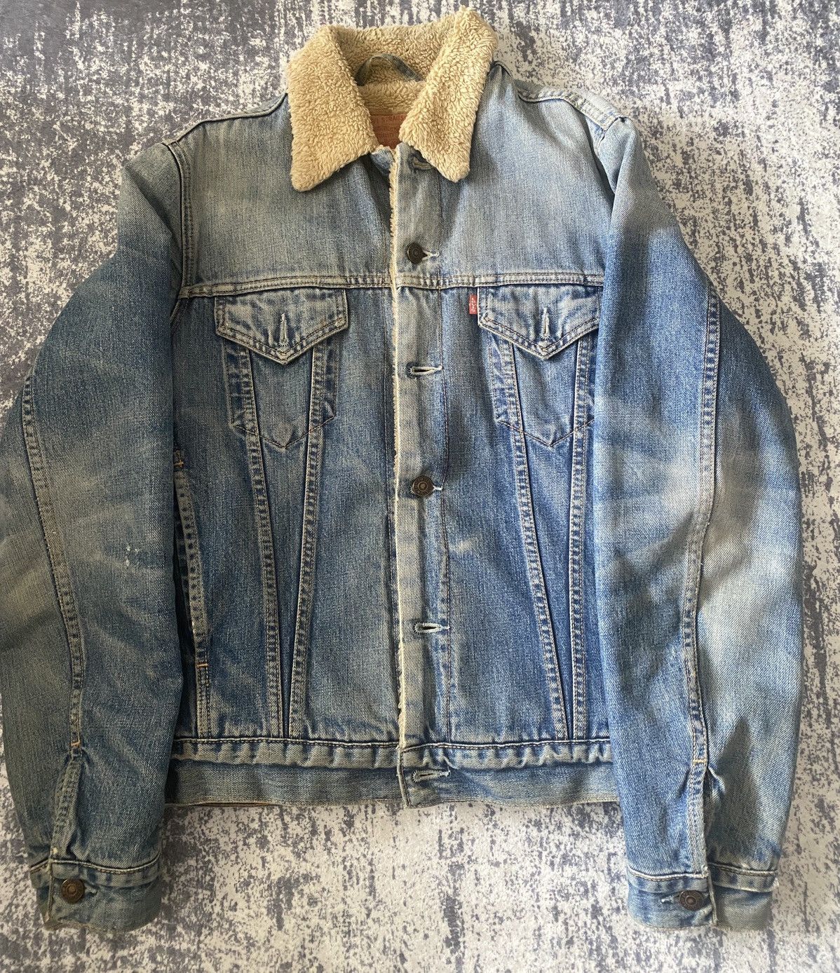 Levi's Vintage Levi's Sherpa Fleece workwear Denim Jacket 00s Size US M / EU 48-50 / 2 - 1 Thumbnail