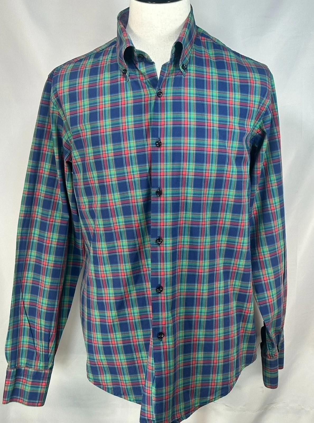 Other Fusaro Antonio Cotton Multicolor Button Up Mens XL 17/44 Size US XL / EU 56 / 4 - 1 Thumbnail