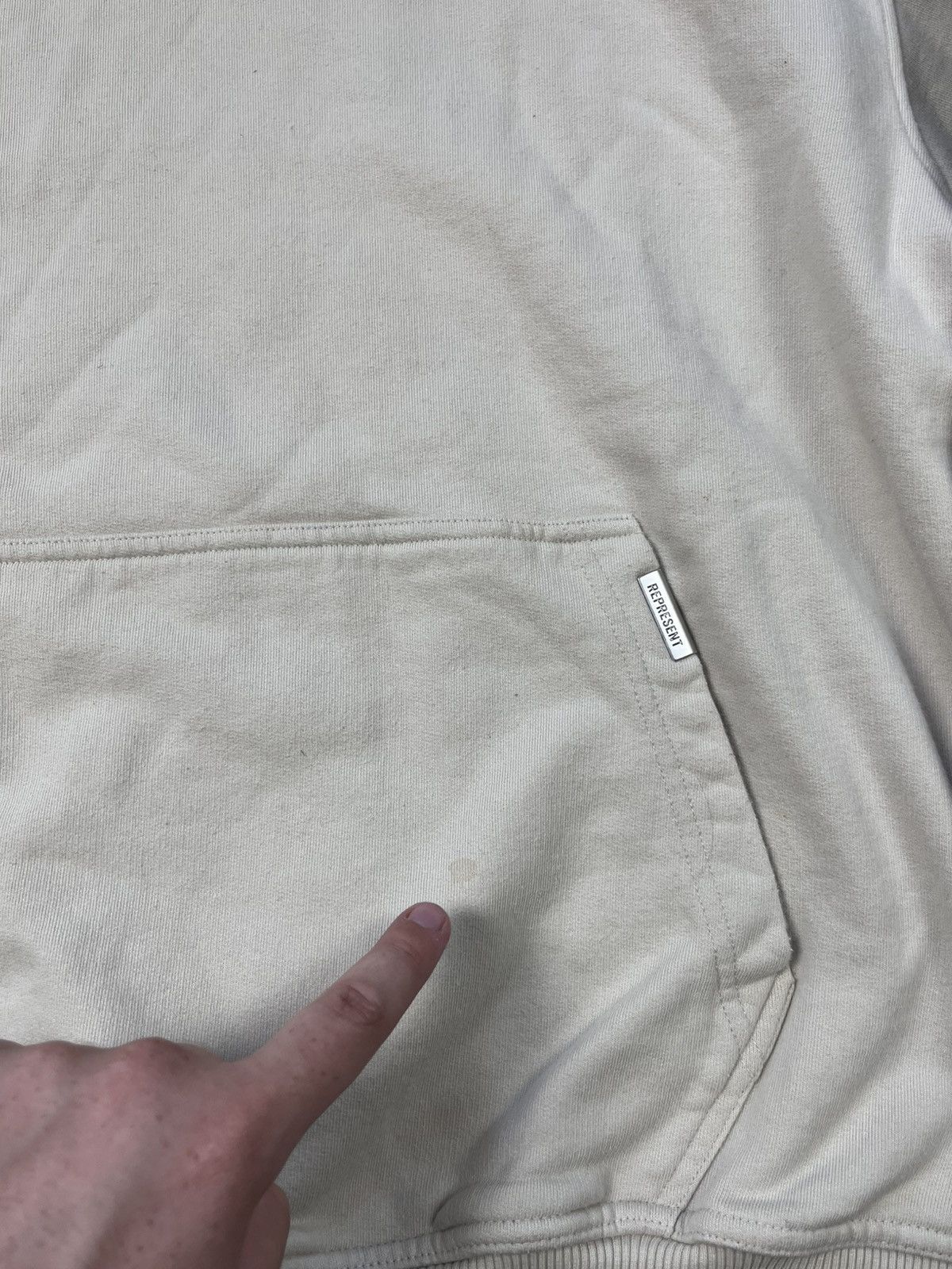 Represent Clo. Represent Blanks Hoodie Beige Size M Mens Oversized Size US M / EU 48-50 / 2 - 9 Thumbnail