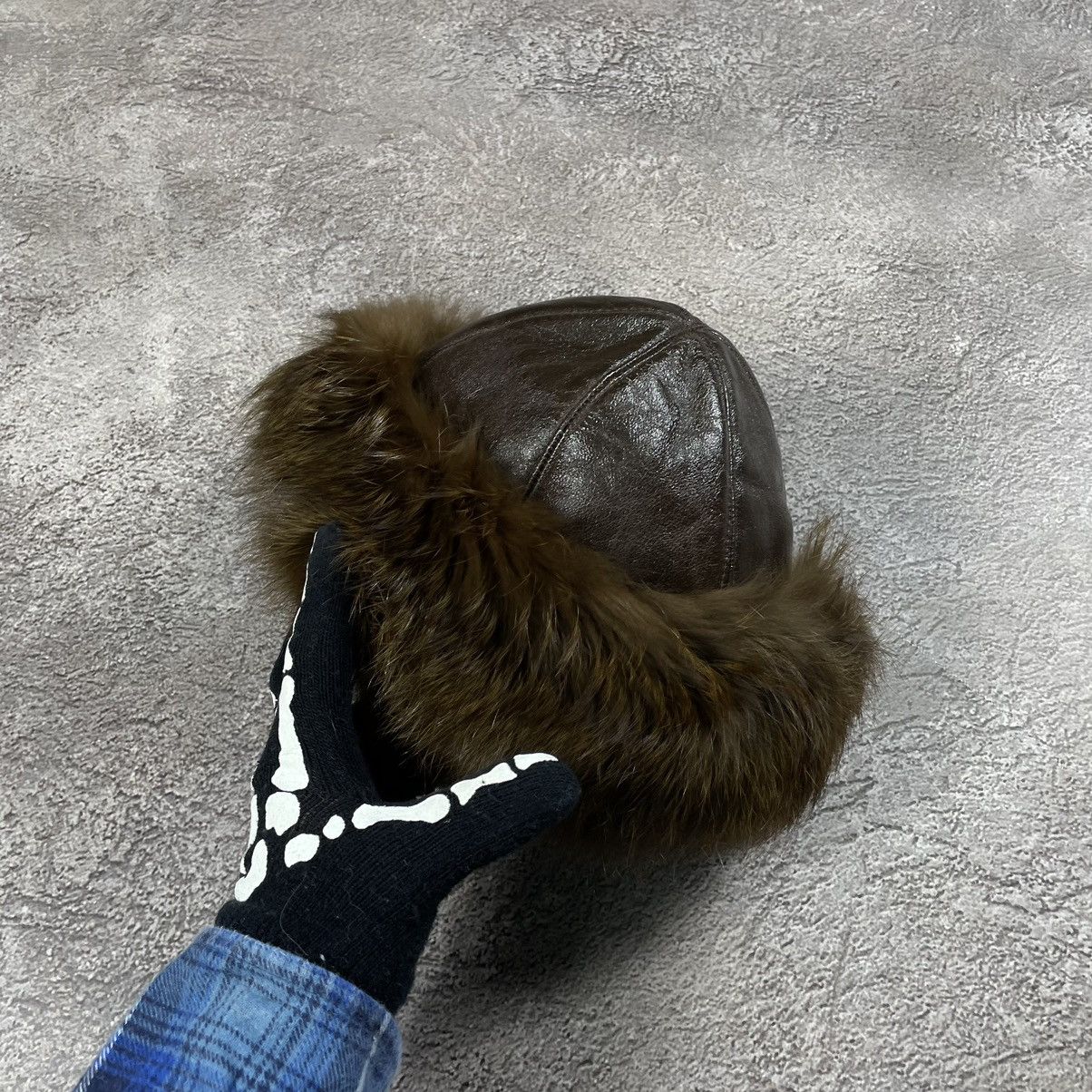 Vintage Vintage Y2K Fuzzy Mohair Beanie Ushanka Alt Grunge Boxy OS Size ONE SIZE - 1 Thumbnail