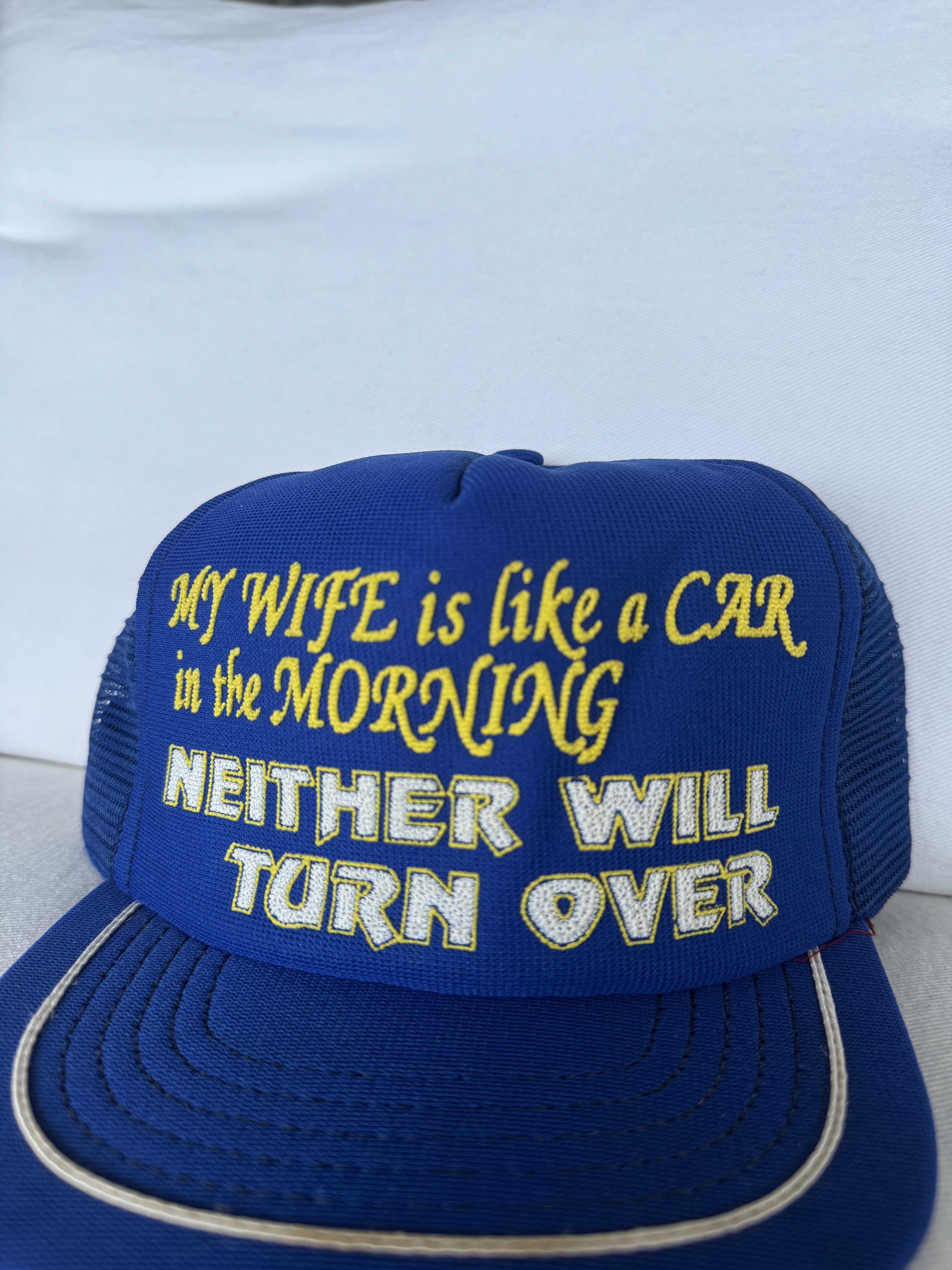 Vintage My Wife Is Like A Car Trucker Size ONE SIZE - 2 Thumbnail