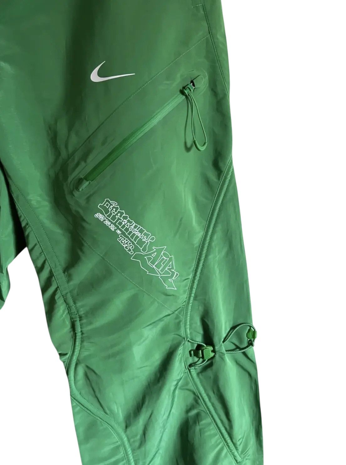 Nike × Off-White 💯NIKE x OFF-WHITE Pants Kelly Green X-Small Never Worn Size US 29 - 5 Thumbnail