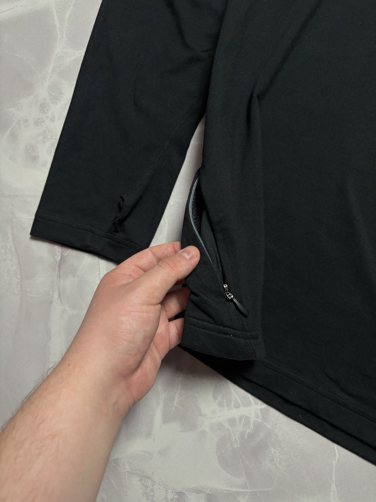 Mountain Hardwear Mountain Hardwear Half-Zip Mid-Layer Black Mens XL Size US XL / EU 56 / 4 - 6 Thumbnail