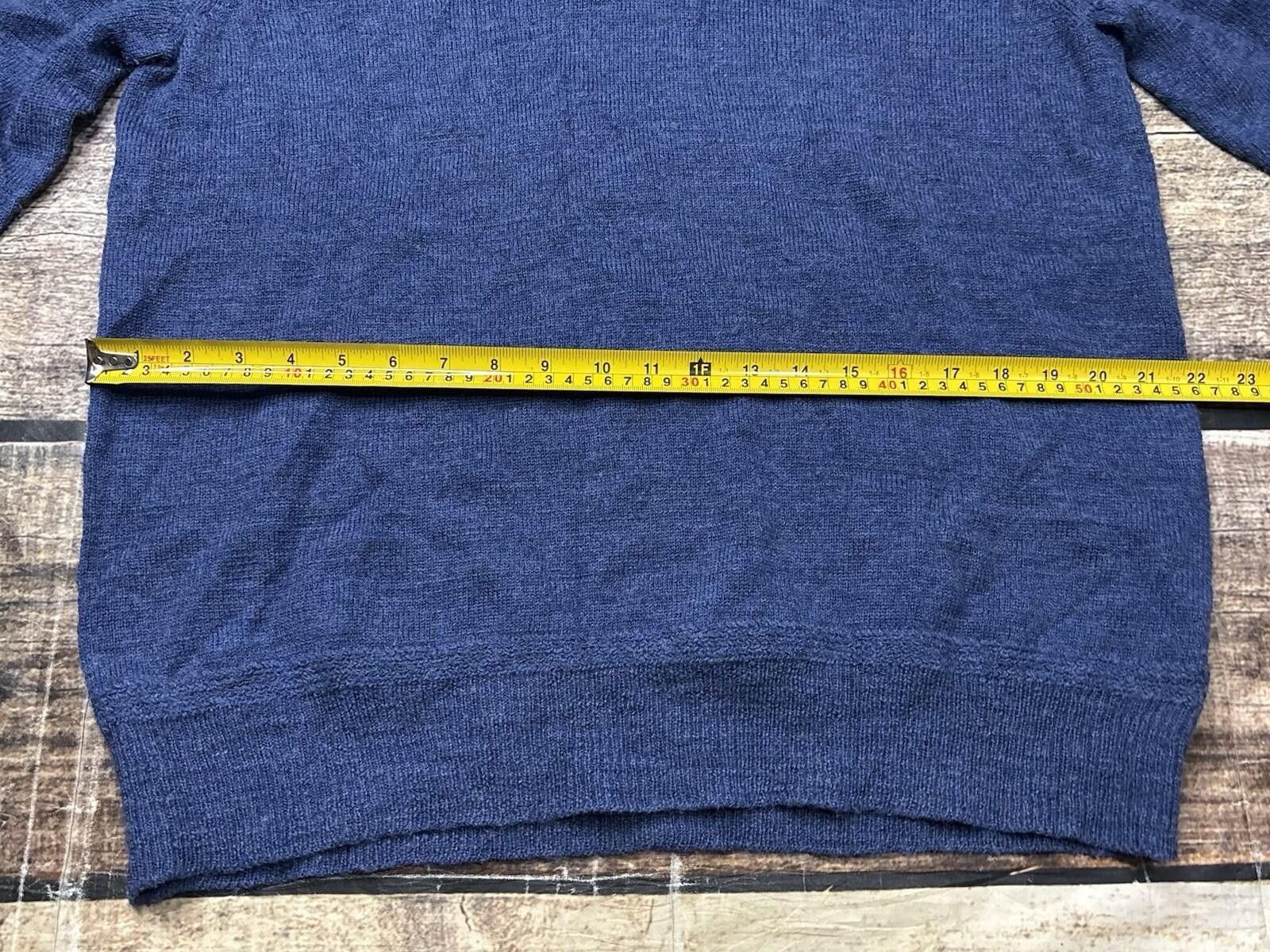 J.Crew J Crew Sweater Mens Large Merino Wool Suede Leather Patches Size US L / EU 52-54 / 3 - 11 Thumbnail