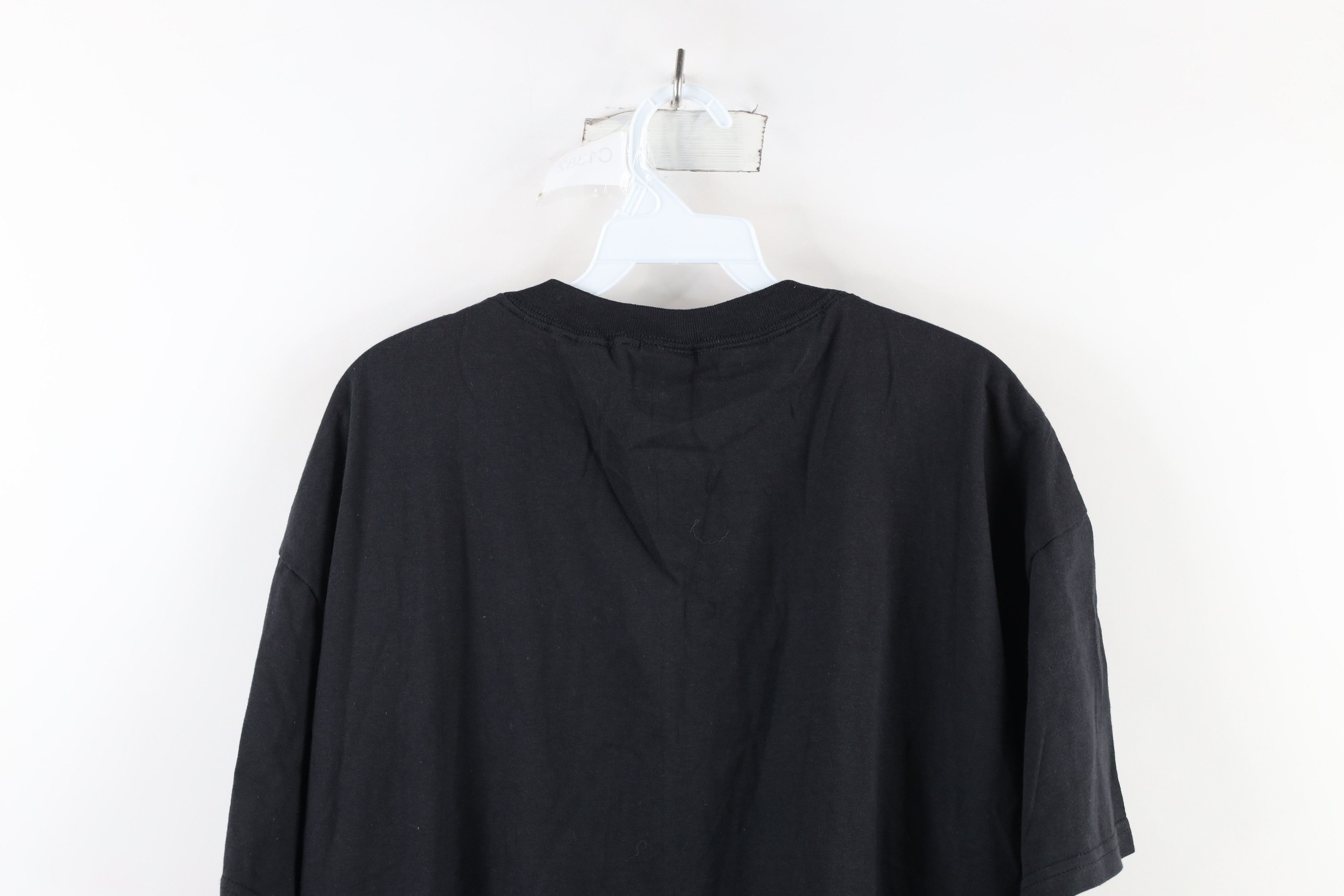 Vintage Vintage 90s Streetwear Heavyweight T-Shirt Black Cotton Size US L / EU 52-54 / 3 - 7 Thumbnail
