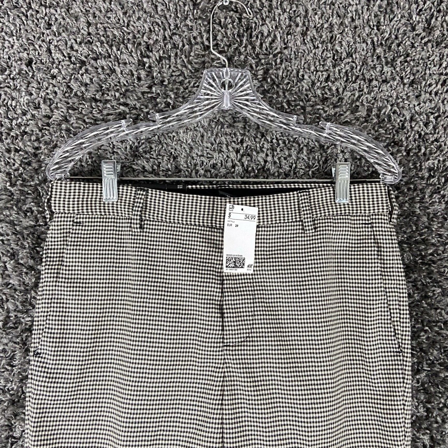 H&M H&M Plaid Dress Pants Regular 29 Multicolor Womens Size 29" - 5 Thumbnail