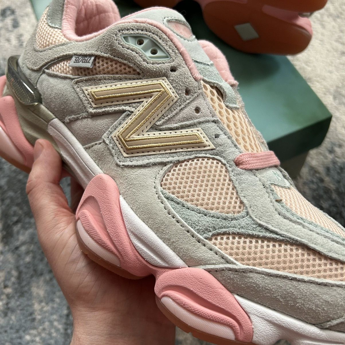 Joe Freshgoods × New Balance U9060JG1 JFG iNSiDE VOiCES NB 9060 BABY BLUE PALE PiNK SUEDE Size US 10 / EU 43 - 8 Thumbnail