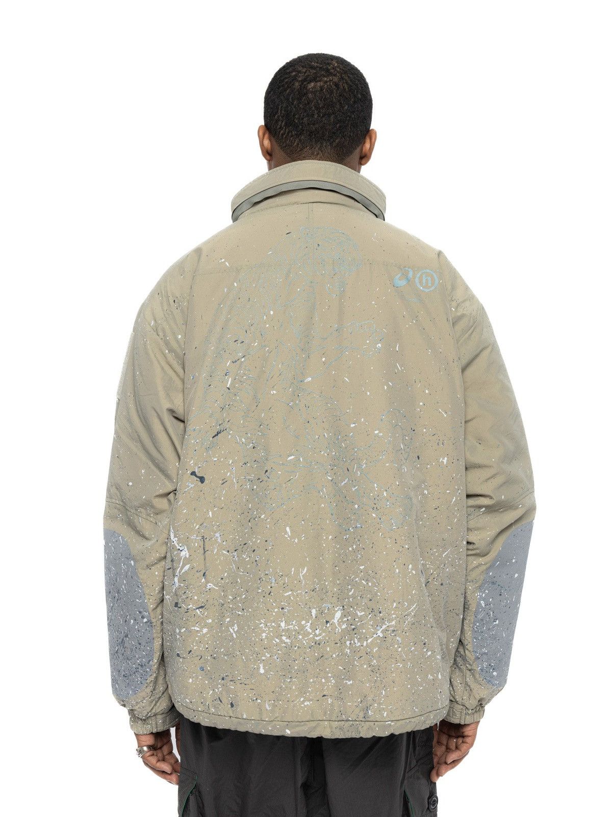 Asics × HIDDEN Hidden NY x Asics Painted Military Primaloft Jacket Size US L / EU 52-54 / 3 - 6 Thumbnail