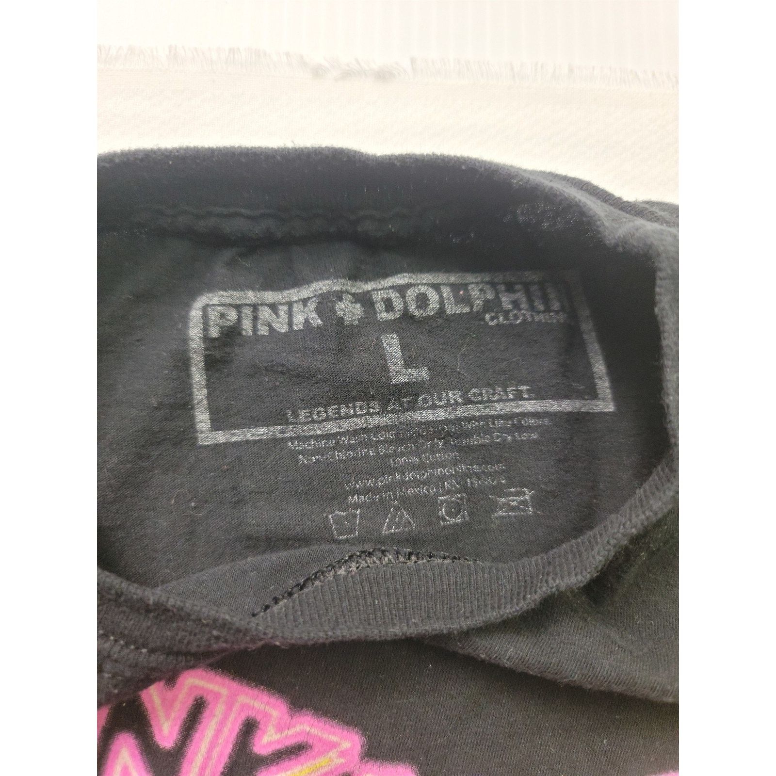 Other Vintage Pink+Dolphin Runtz Black Unisex T-Shirt Large Black Size US L / EU 52-54 / 3 - 3 Thumbnail