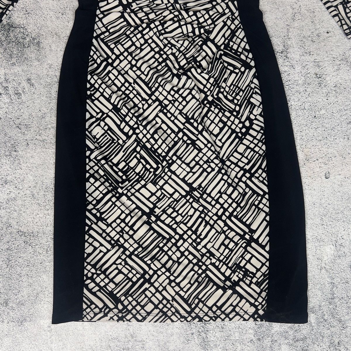 Lauren Ralph Lauren Lauren Ralph Lauren Women's Dress Size 4 White Black Luxury Size S / US 4 / IT 40 - 3 Thumbnail