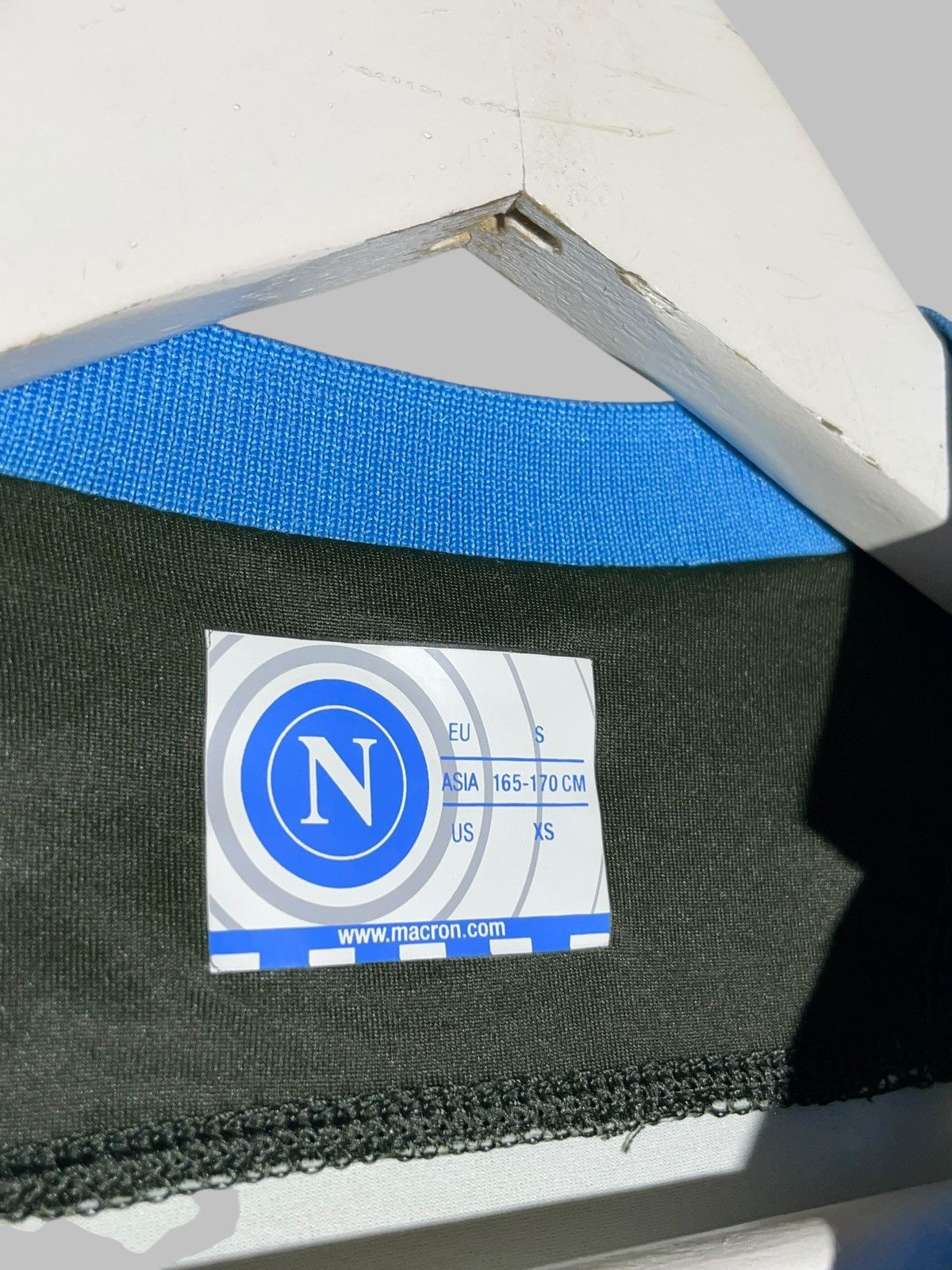 Macron SSC Napoli Macron 2013/14 Away League Champion Soccer Jersey Size US XS / EU 42 / 0 - 14 Thumbnail
