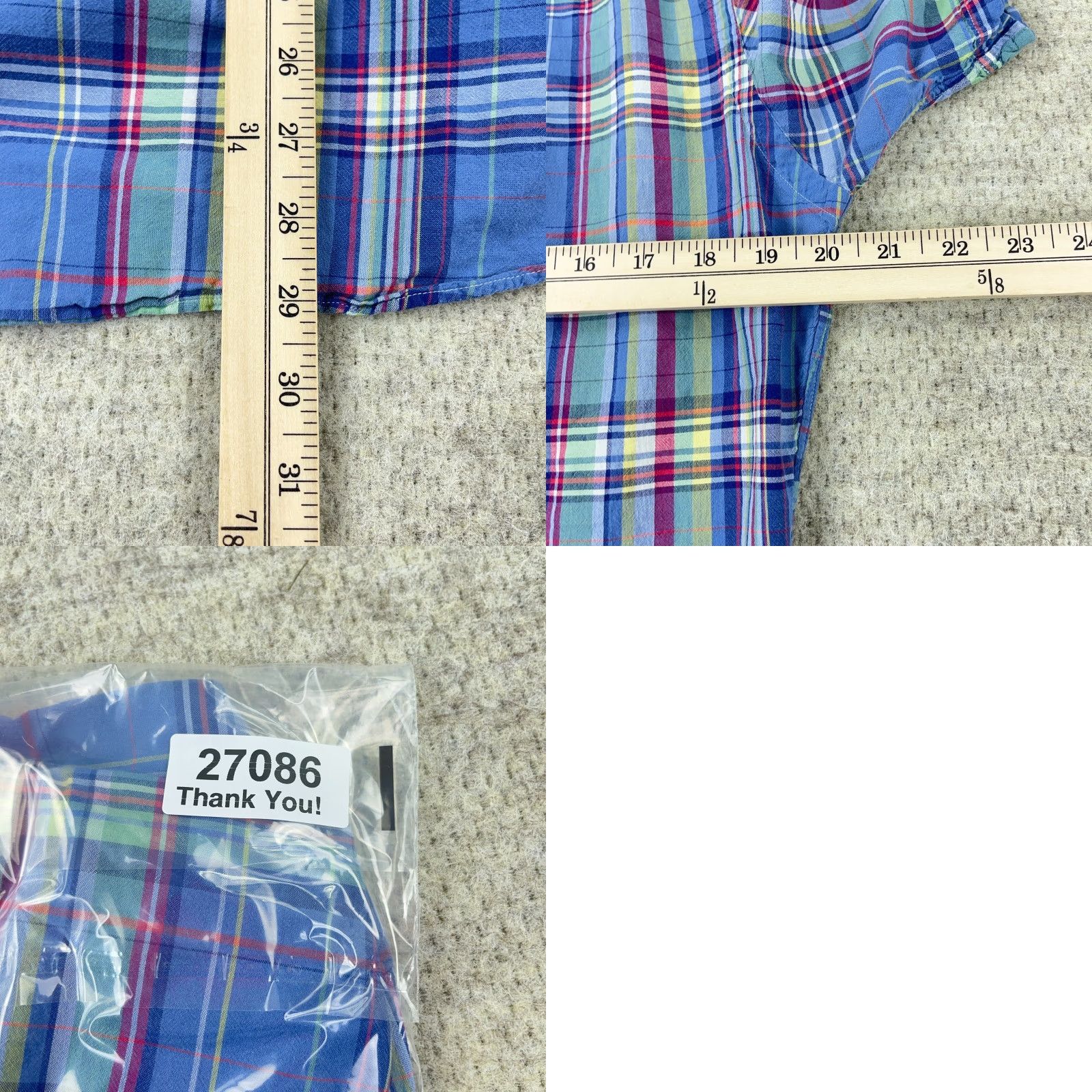 Ralph Lauren Ralph Lauren Button-Up Shirt Men Medium Blue Pink Plaid Classic Fit Size US M / EU 48-50 / 2 - 8 Thumbnail