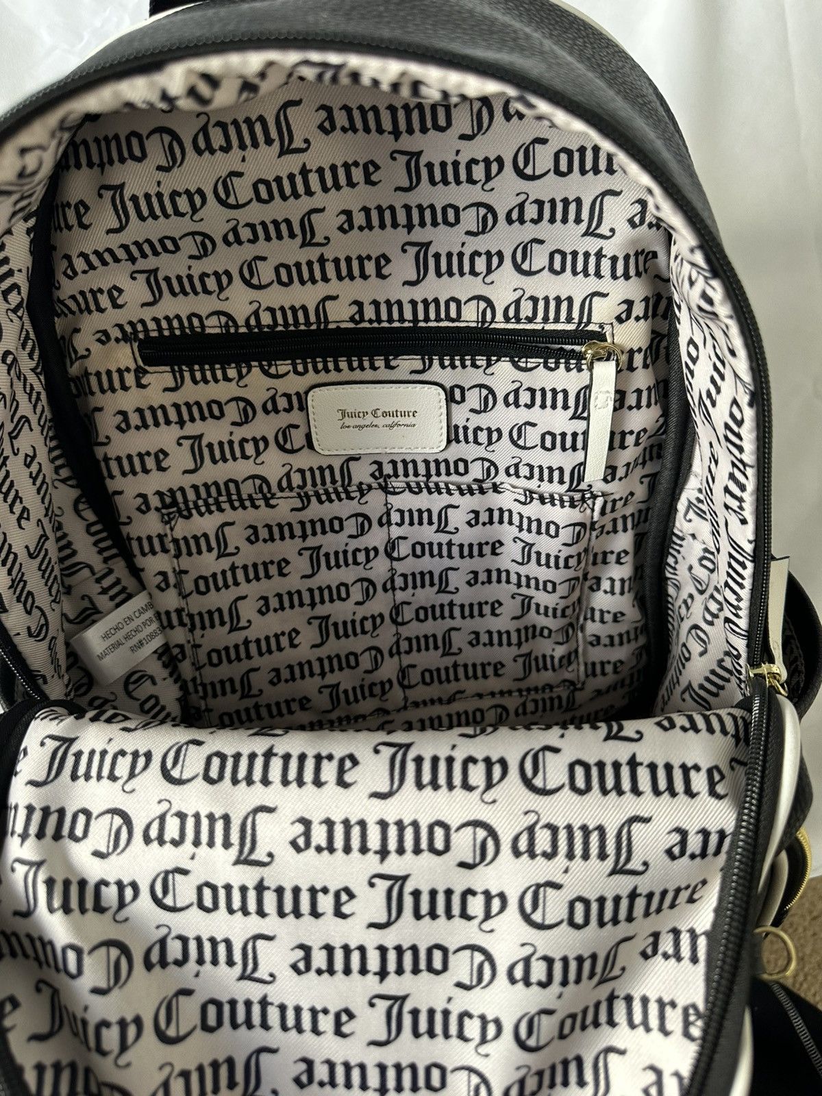 Juicy Couture Juicy Couture Black Fashionista Sports Backpack Size ONE SIZE - 2 Thumbnail