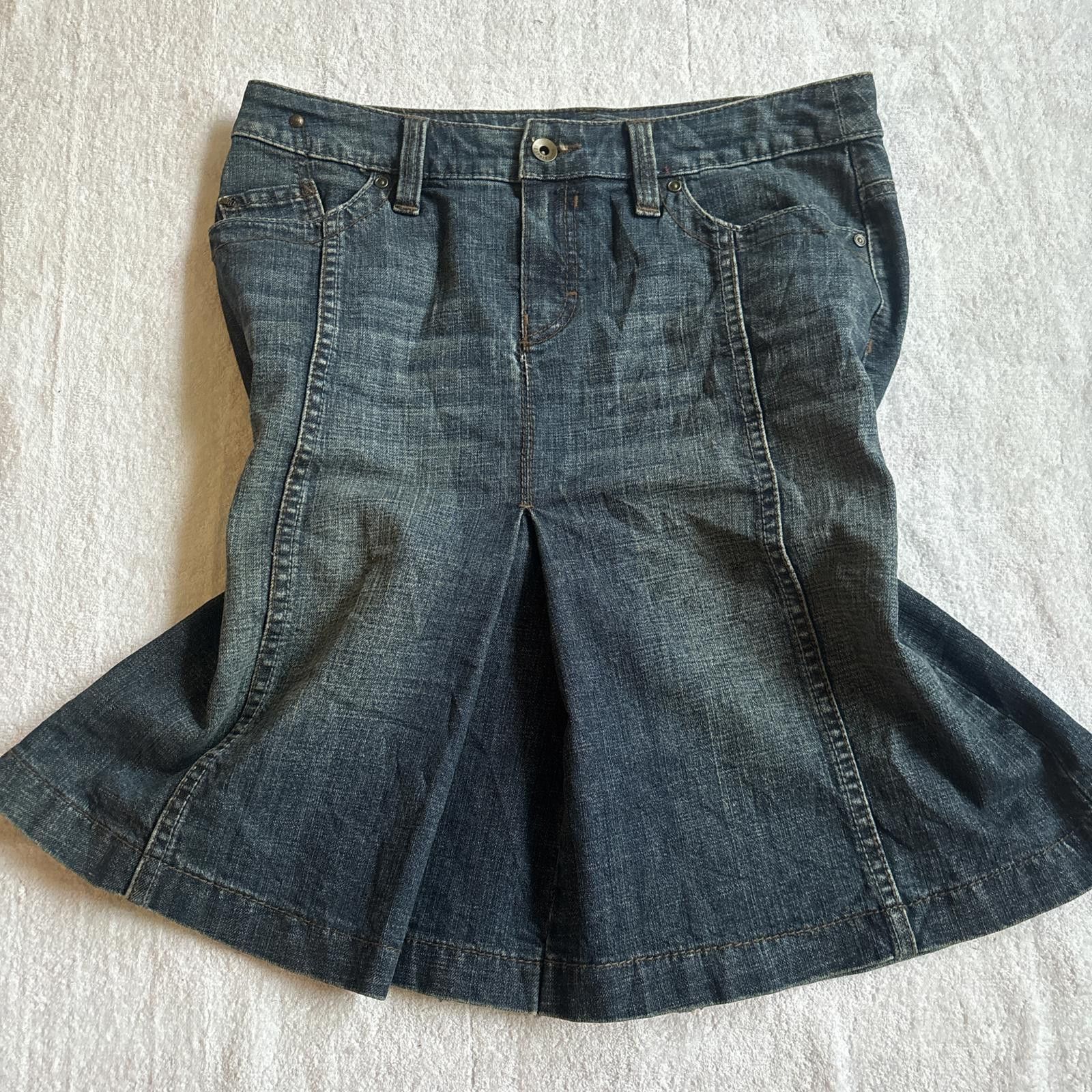 Esprit vintage y2k Esprit denim midi skirt Size 30" / US 8 / IT 44 - 3 Thumbnail