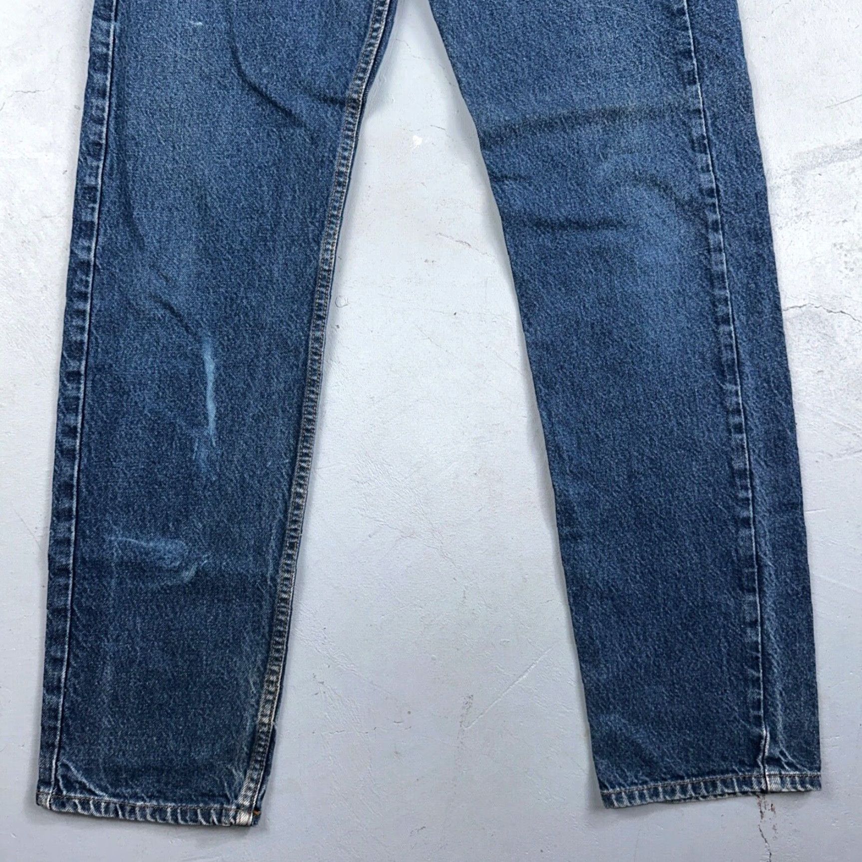 Levi's Levis 505 Vintage 90s Orange Tab Jeans Blue Med 501 Wash 33x34 Act 31x33 Size US 33 - 3 Thumbnail