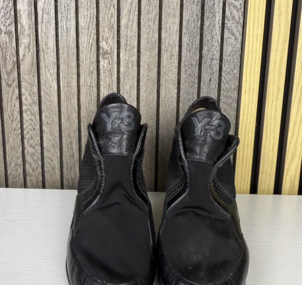 Y-3 2000s adidas Women's Y-3 Yohji Yamamoto Torsion Black Heel Size US 6.5 / IT 36.5 - 3 Thumbnail