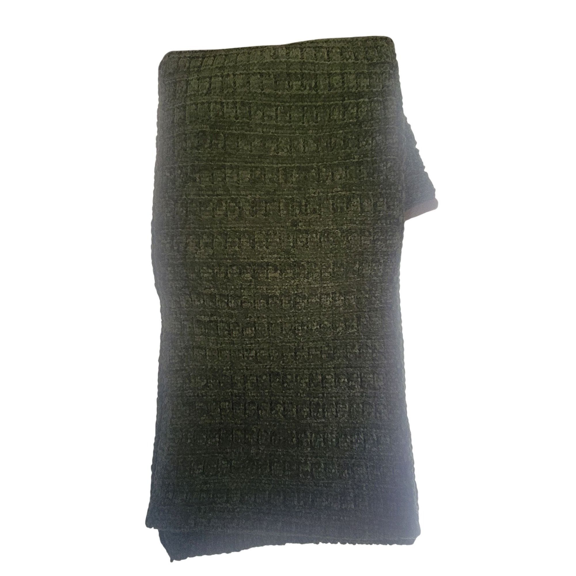 Other Olgy Green Knit Beanie & Scarf Set With Fleece Lining For Co Size ONE SIZE - 7 Thumbnail