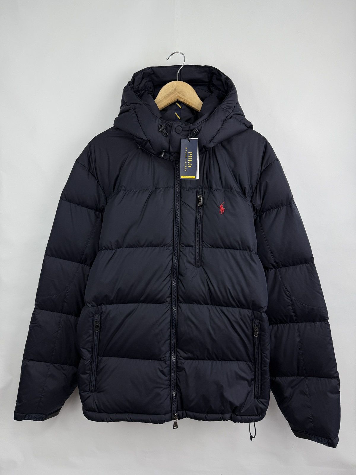Polo Ralph Lauren 🇺🇸❗️NEW Ralph Lauren Hooded Down Puffer MLS Navy El Cap Jacket Size US XXL / EU 58 / 5 - 8 Thumbnail
