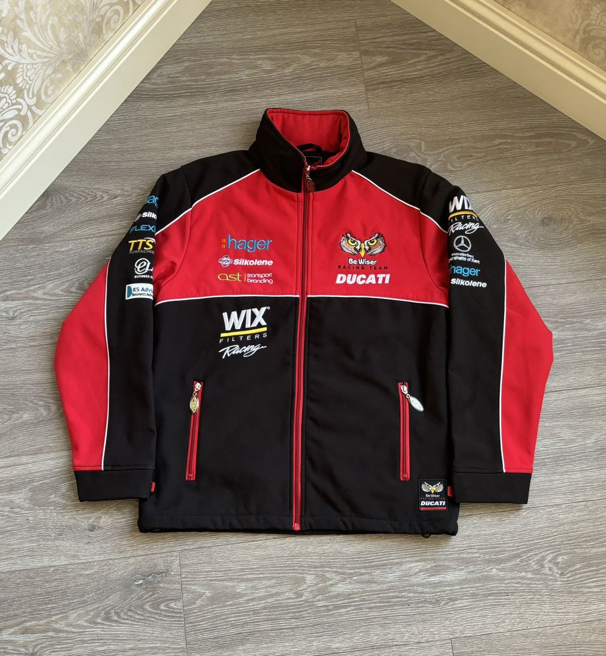 FILA DUCATI CORSE フリース ジャケット L Ducati × Fila Fila Ducati Corse Motorcycle Racing Jacket | Grailed