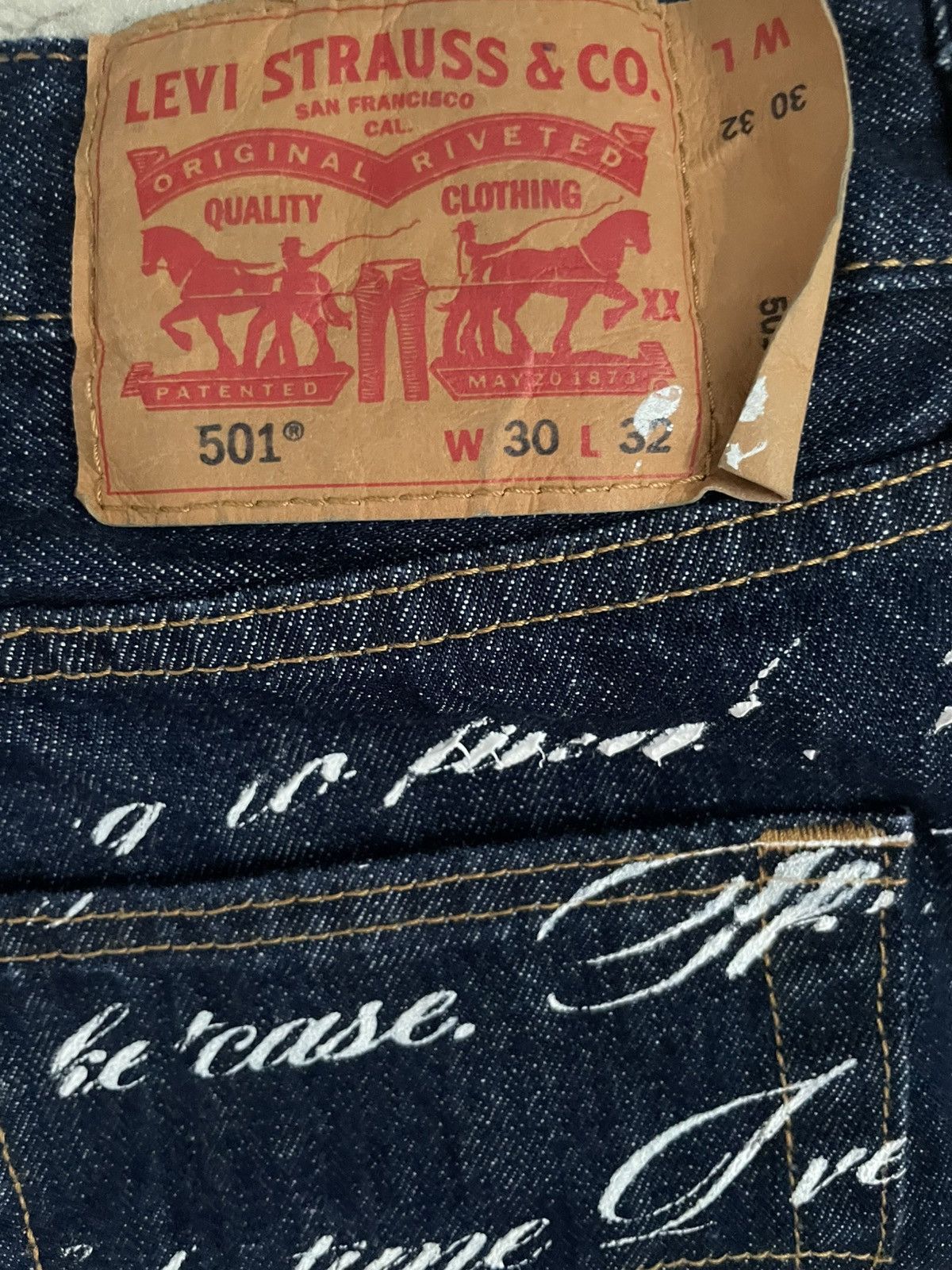 basketcase gallery Basketcase Gallery x Levi’s 501 Jeans Size US 30 / EU 46 - 4 Thumbnail