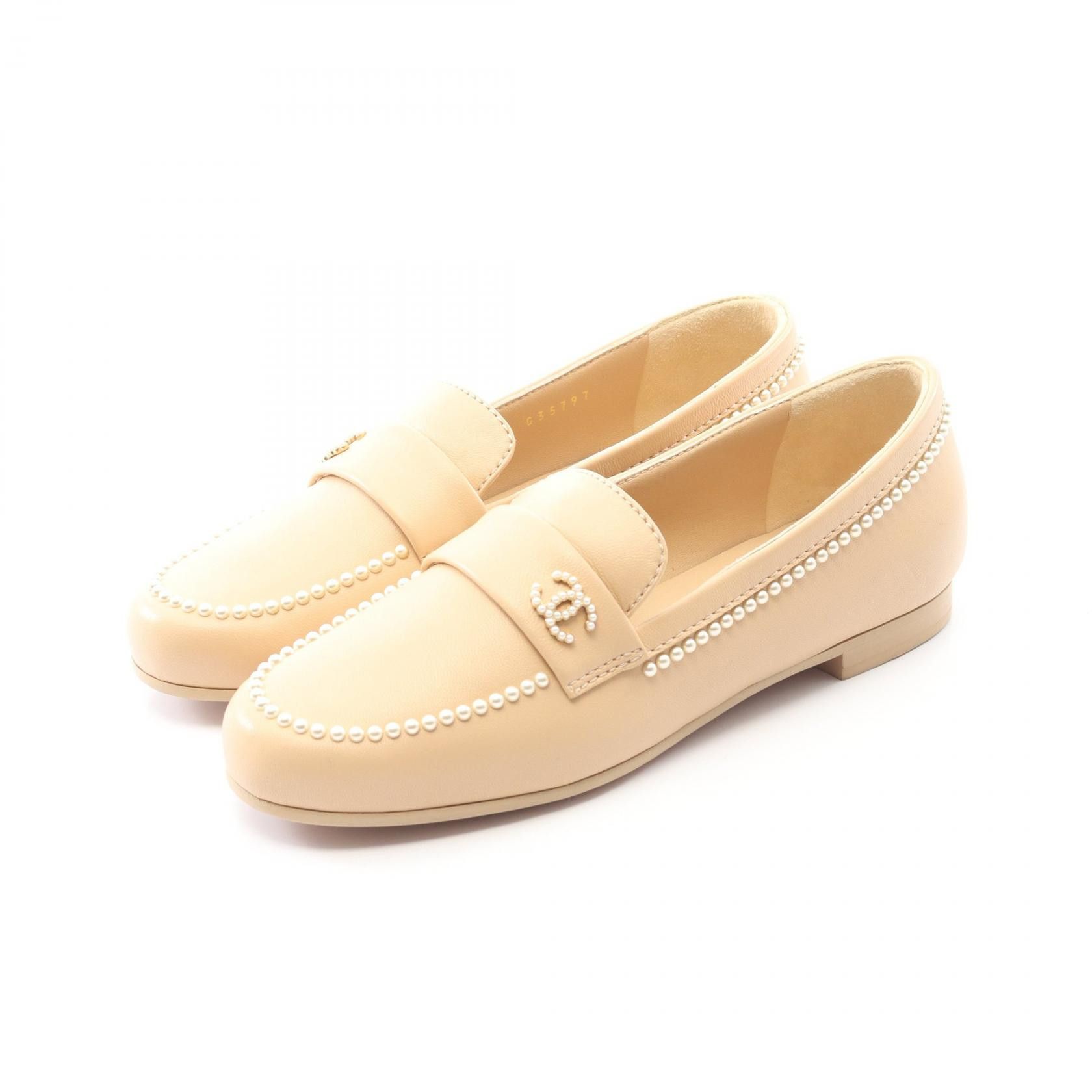 Chanel Chanel Chanel Coco Mark Leather Flats Leather Shoes DUTY FREE for USA Size ONE SIZE - 1 Thumbnail