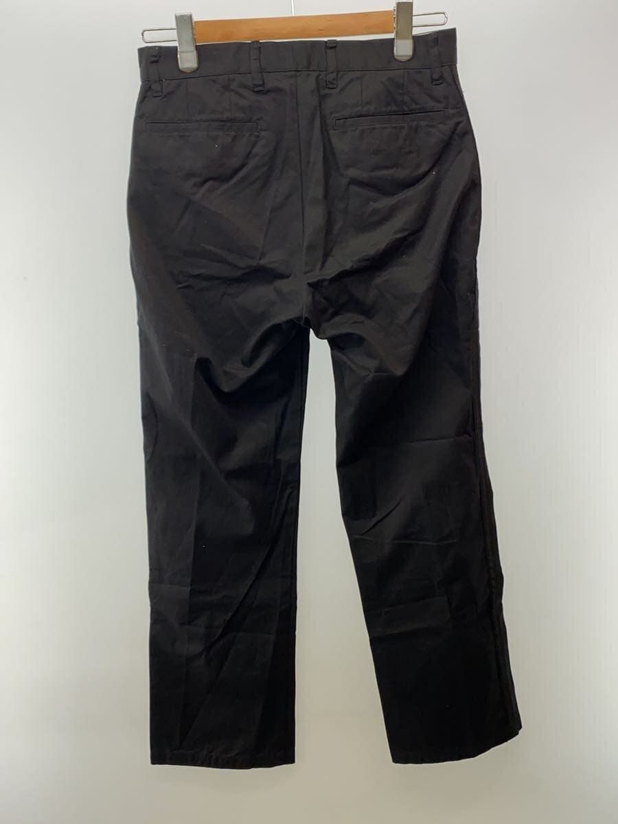 Visvim Black Cotton Straight Pants Solid Color Size US 26 / EU 42 - 2 Thumbnail
