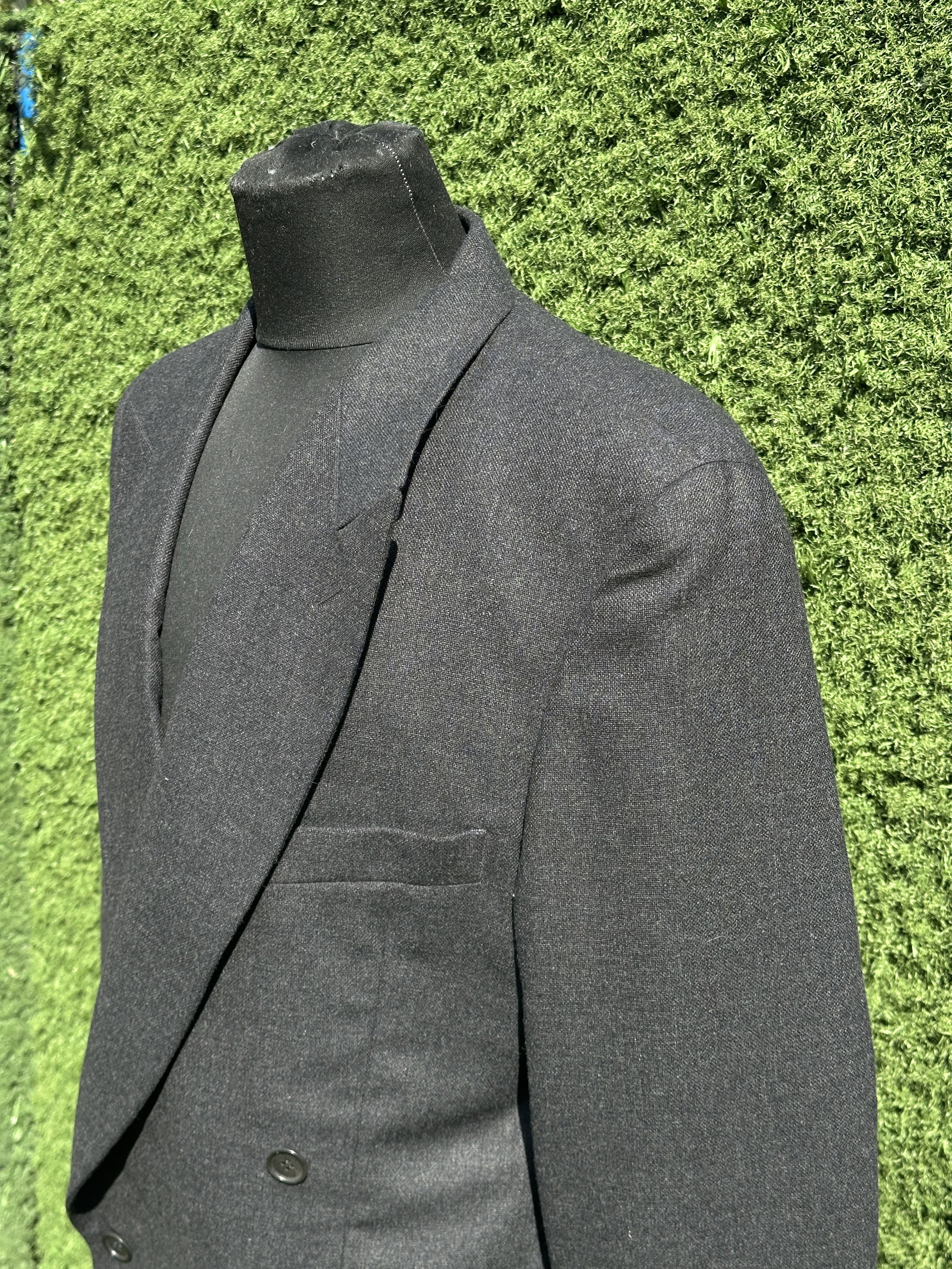 Giorgio Armani Giorgio Armani Black Label Wool Cashmere Double Breasted 50 Size 50R - 12 Thumbnail