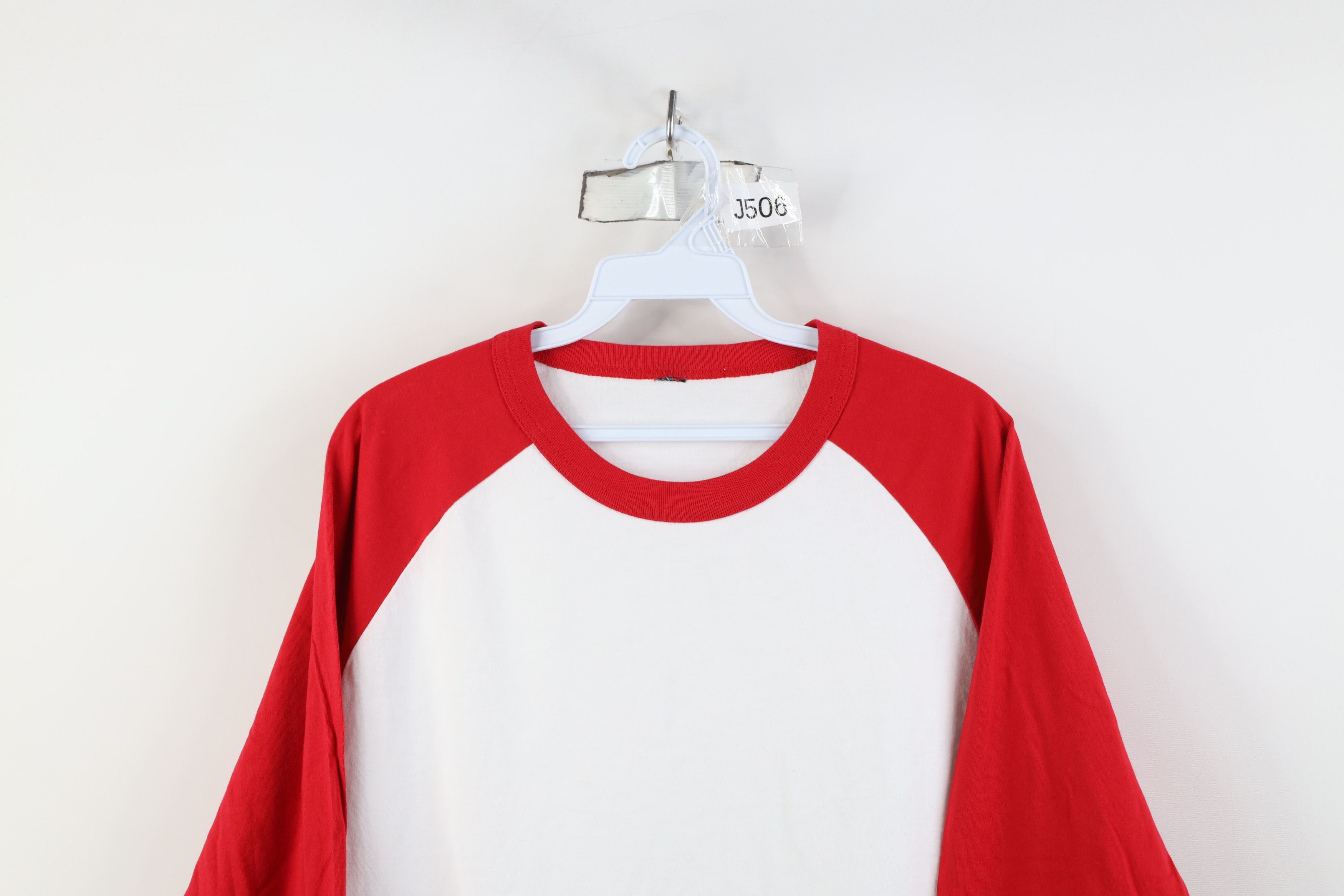 Vintage Vintage 90s Streetwear 3/4 Sleeve Raglan Baseball T-Shirt Size US M / EU 48-50 / 2 - 2 Thumbnail