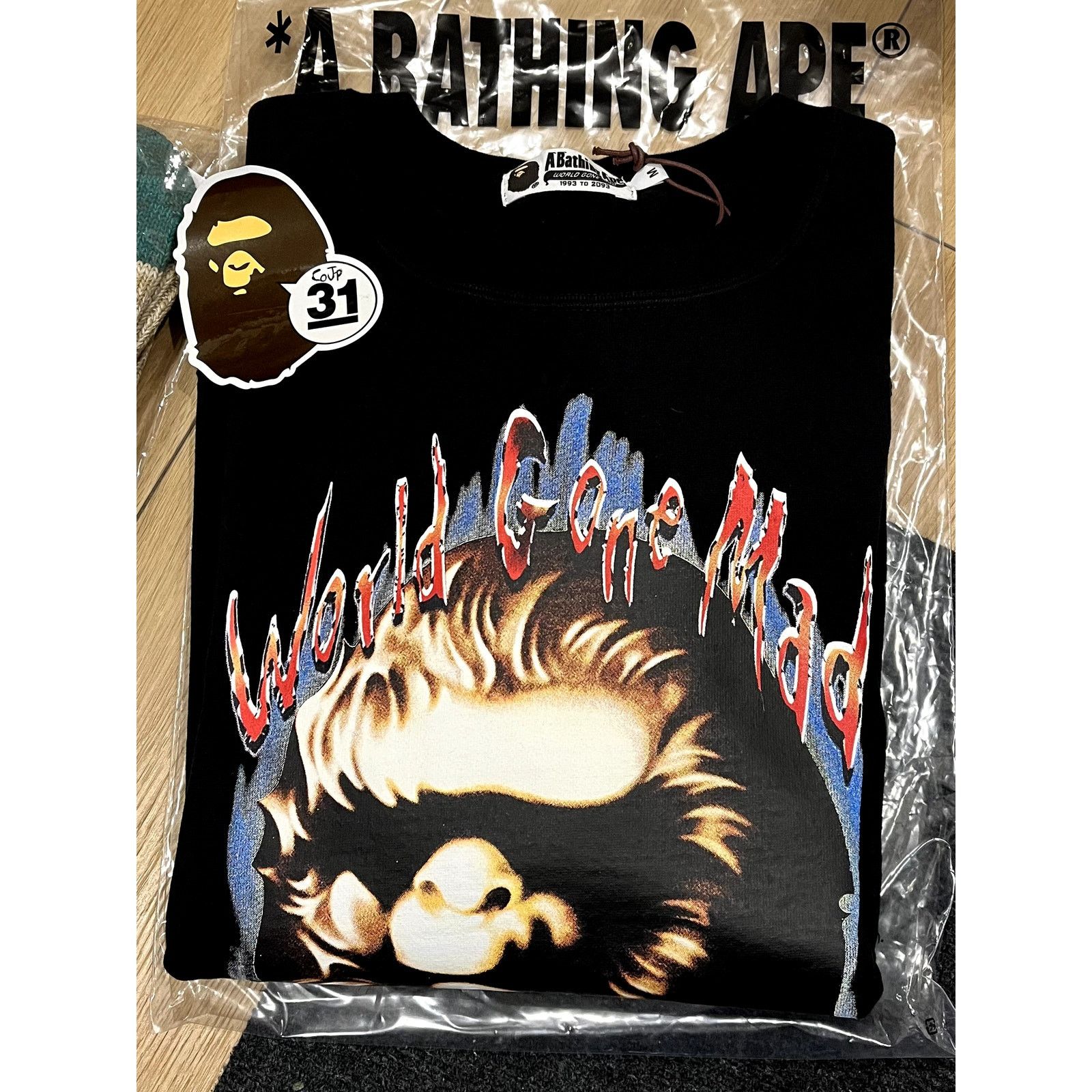 Bape BAPE Ape Head Graphic Crewneck Black Size US M / EU 48-50 / 2 - 2 Thumbnail