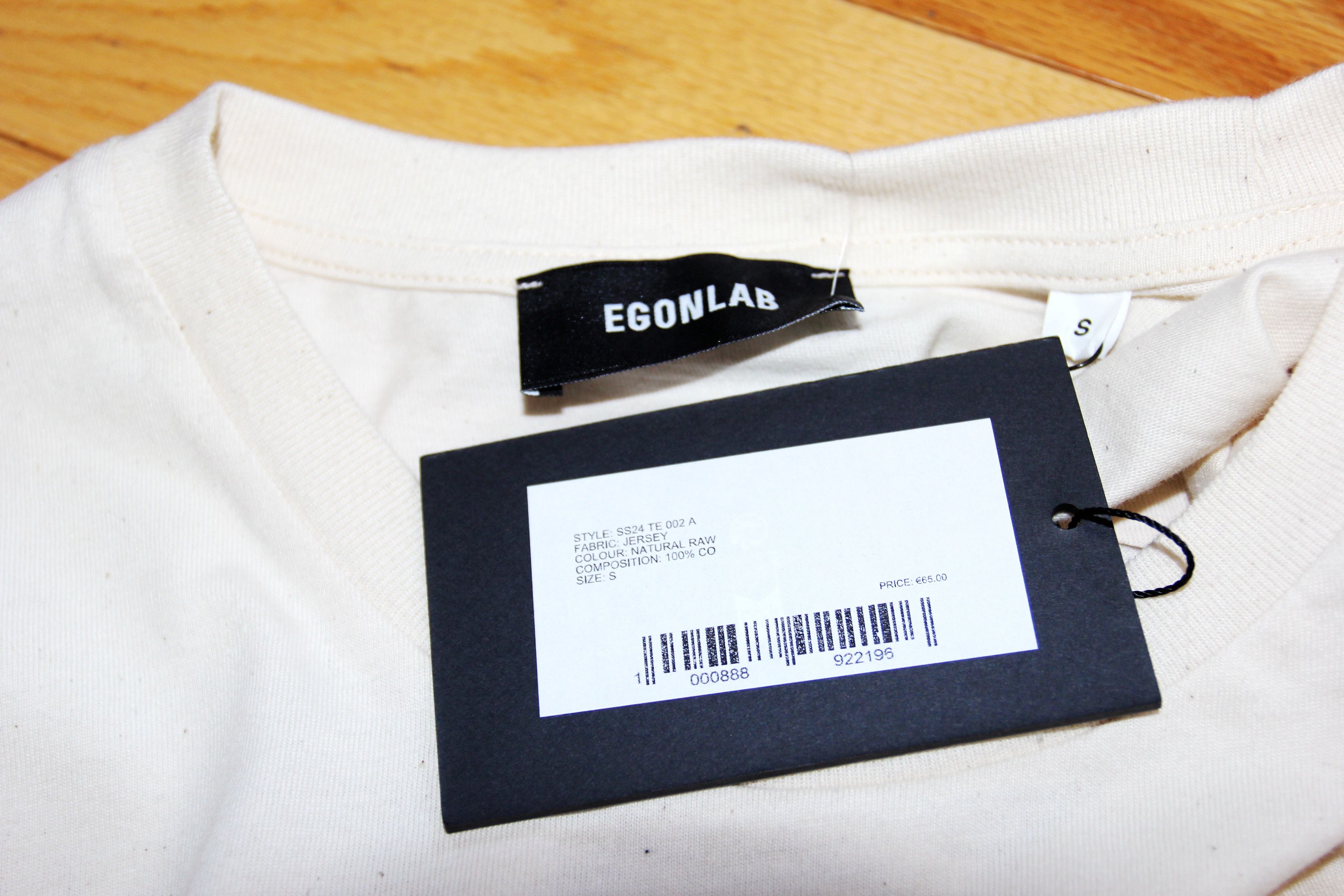 Egon Lab BNWT SS24 EGONLAB TEDDIES TSHIRT BEIGE S Size US S / EU 44-46 / 1 - 8 Thumbnail