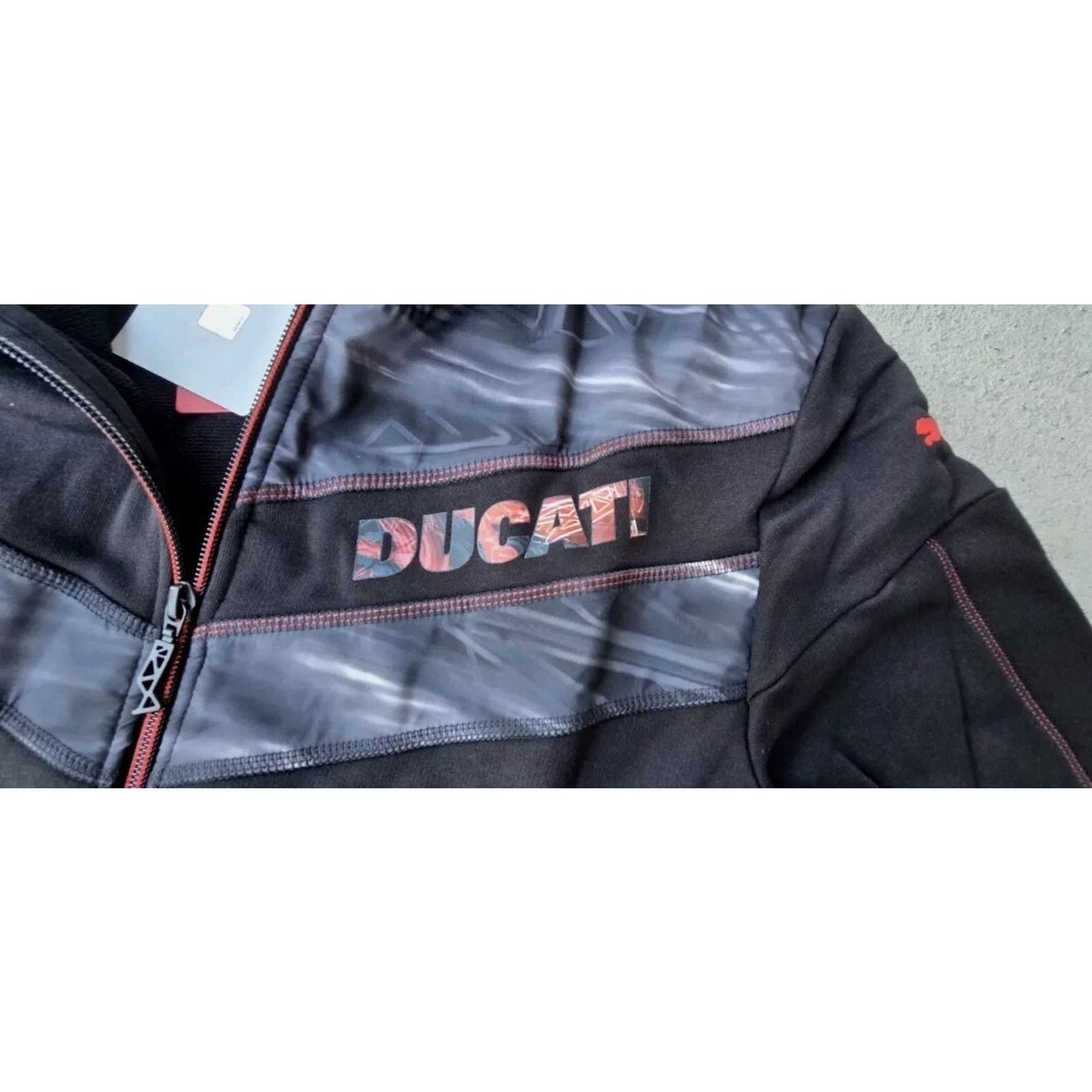 Puma PUMA x DUCATI Full Zip Hoodie Motorcycle Jacket Sweatshirt L Size US L / EU 52-54 / 3 - 6 Thumbnail