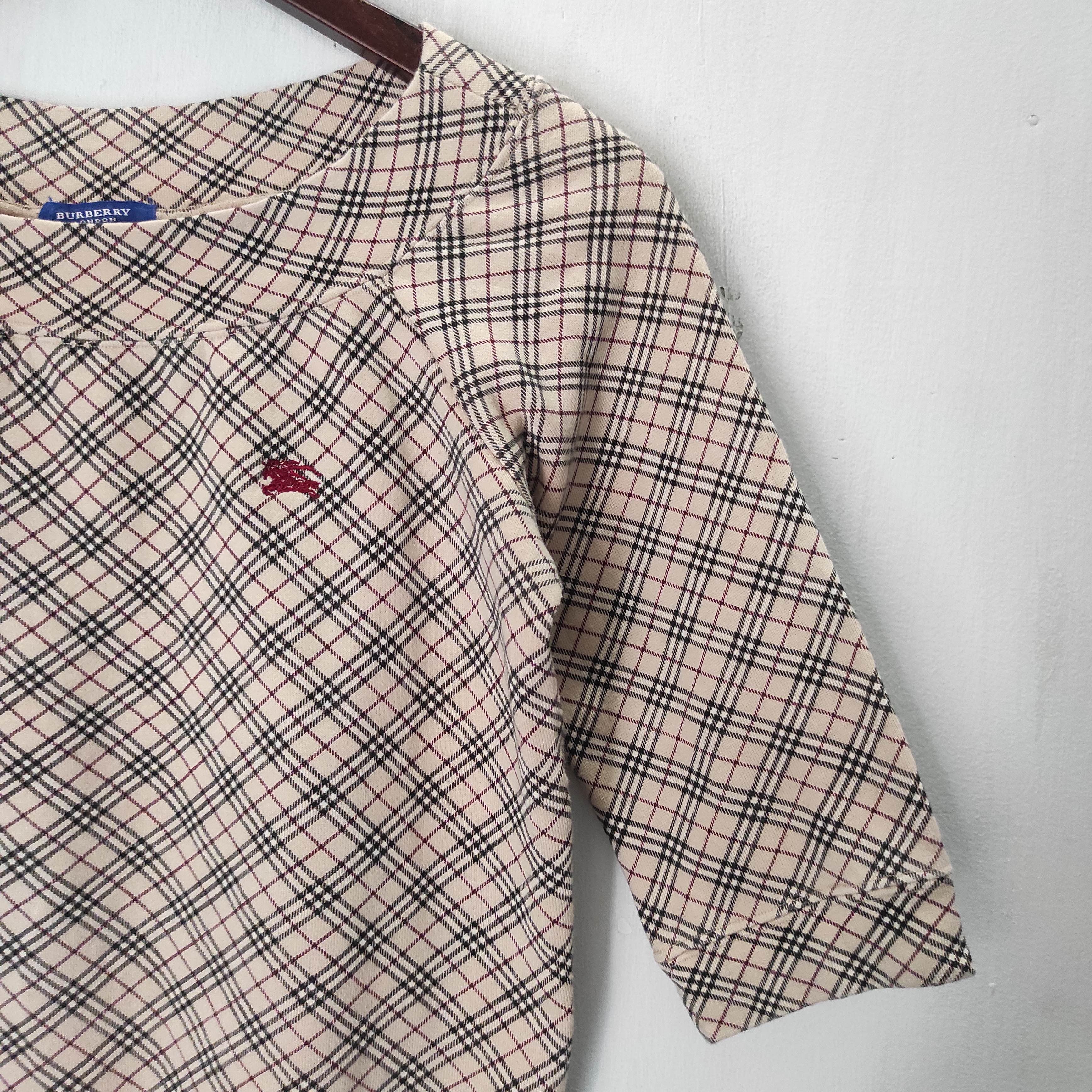 Burberry Burberry Novacheck Crop Tops Size M / US 6-8 / IT 42-44 - 3 Thumbnail