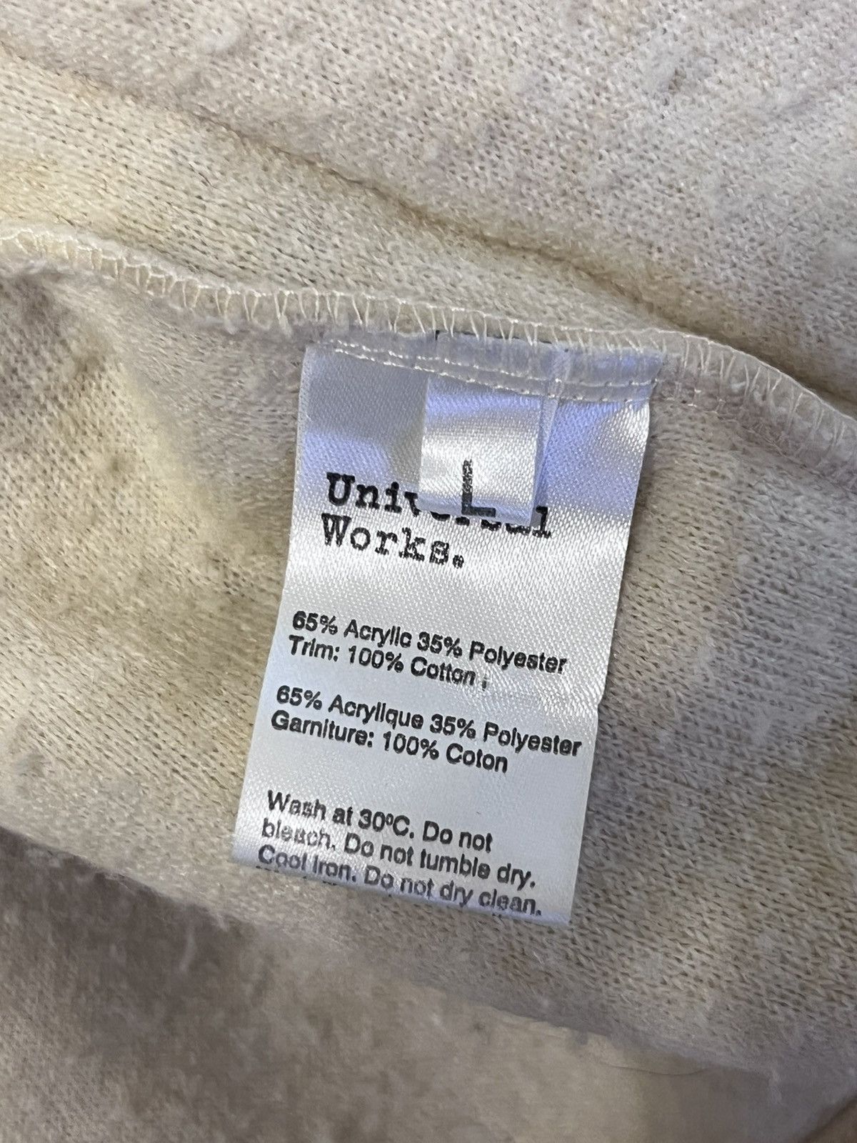 Japanese Brand Universal Works Streetwear Women’s Fleece Teddy Jacket Sz L Size L / US 10 / IT 46 - 4 Thumbnail