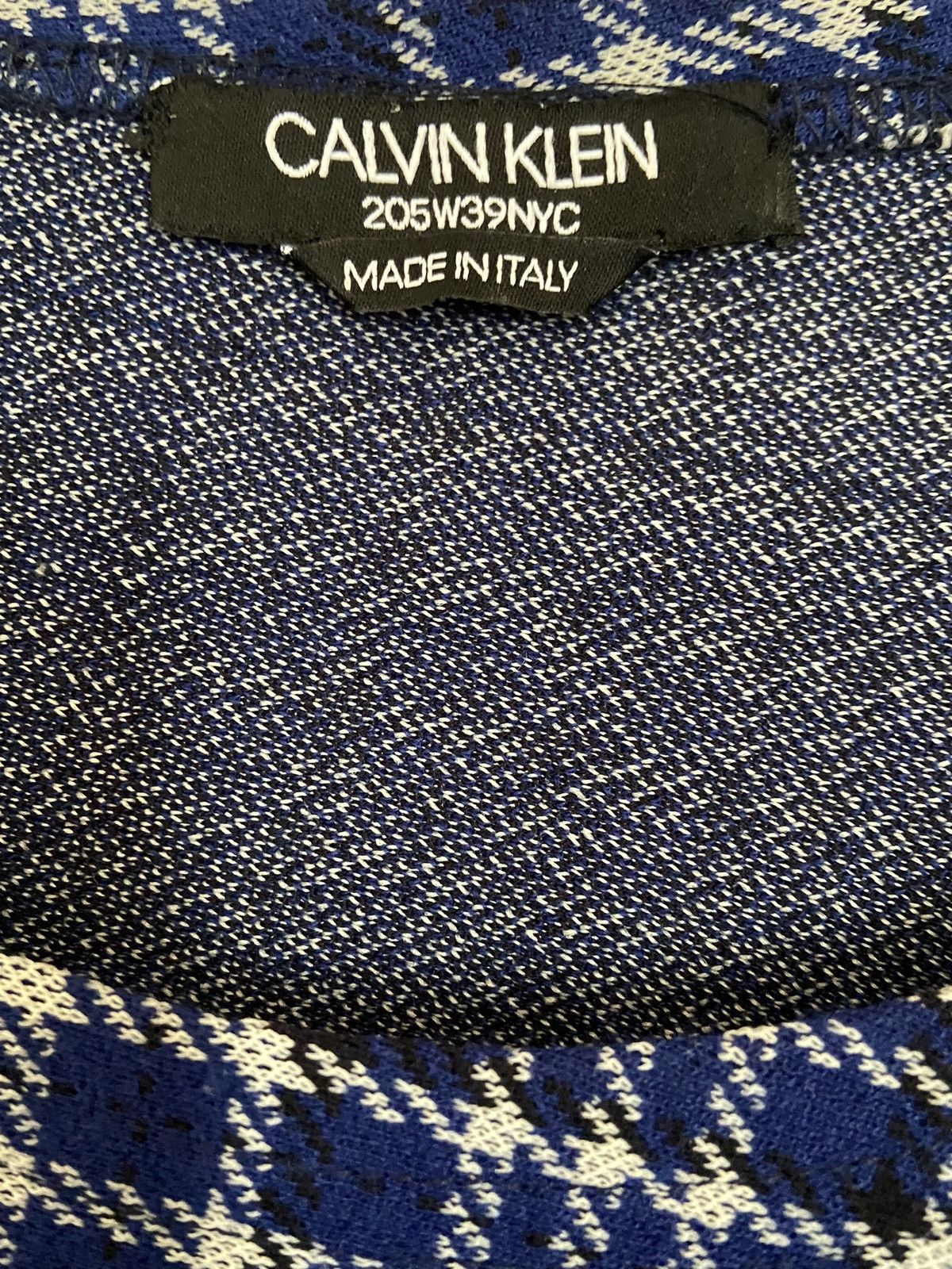 Calvin Klein 205W39NYC × Raf Simons Calvin Klein 205w39nyc Plaid Asymmetrical Draped Top Size XS / US 0-2 / IT 36-38 - 2 Thumbnail