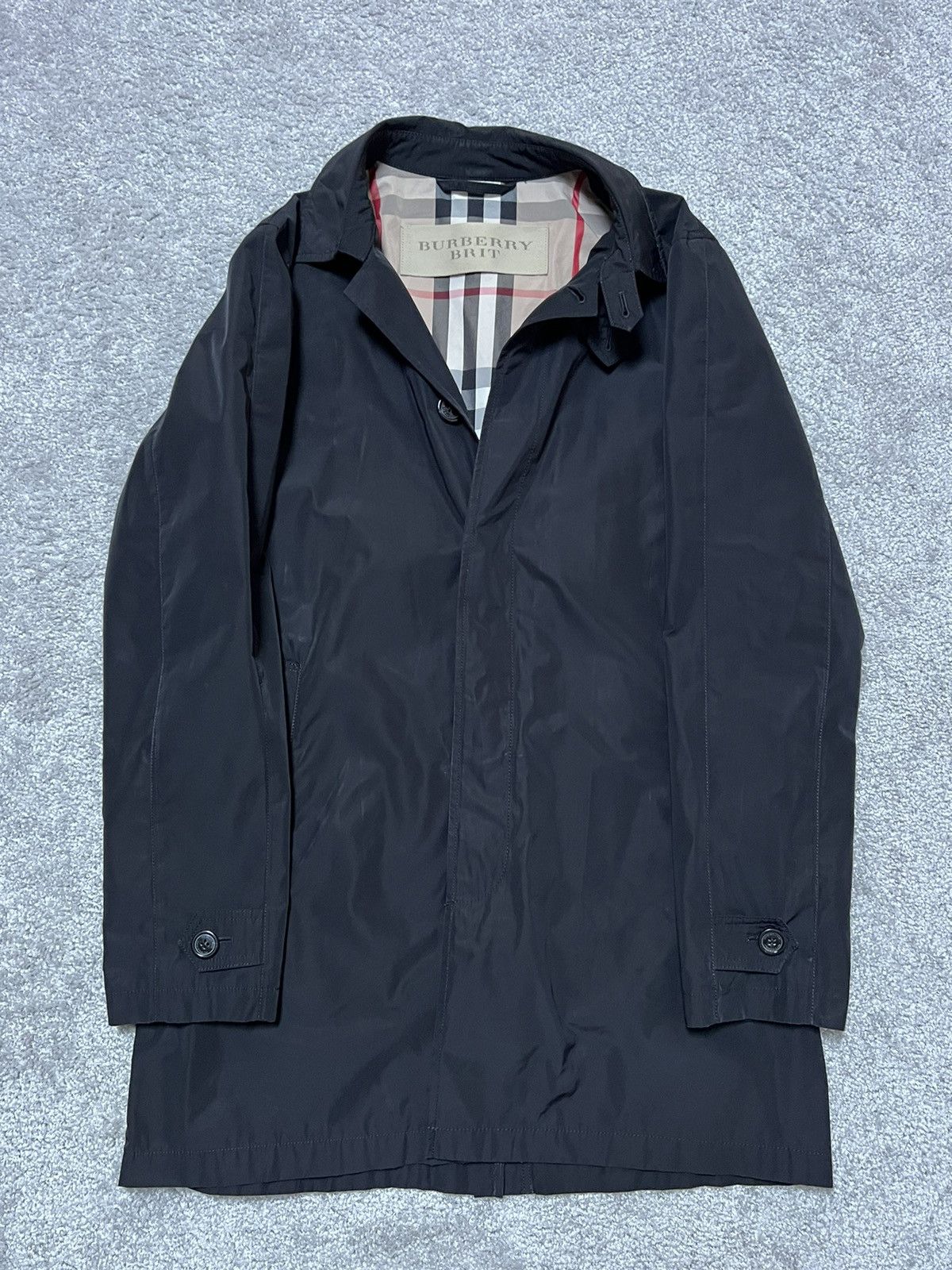 Burberry Burberry Brit Nylon Coat Nova Check Size L Size US L / EU 52-54 / 3 - 1 Thumbnail