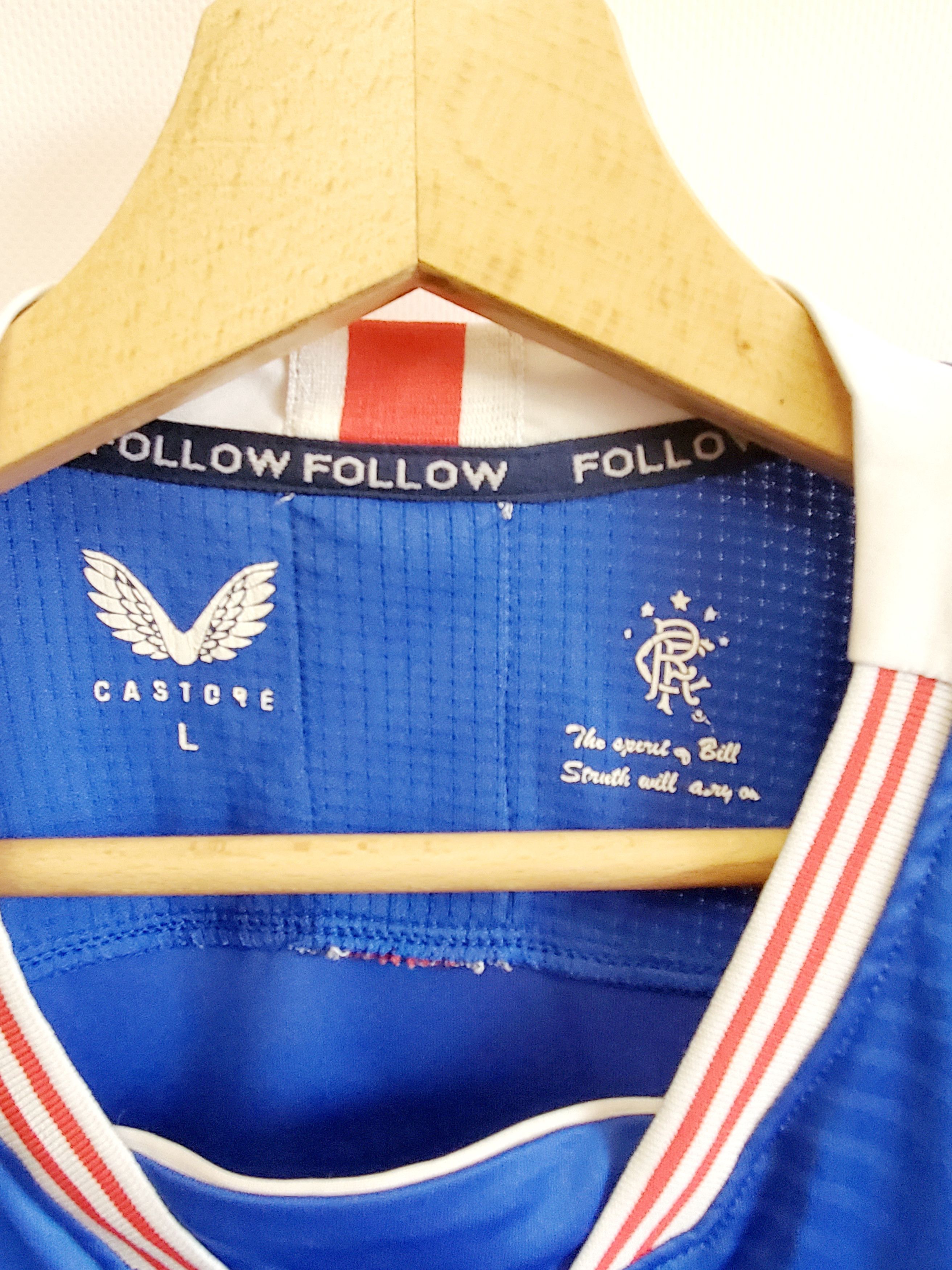 Other Glasgow Rangers Football Castore Shirt L CHAMPIONS 20/21 Size US L / EU 52-54 / 3 - 3 Thumbnail