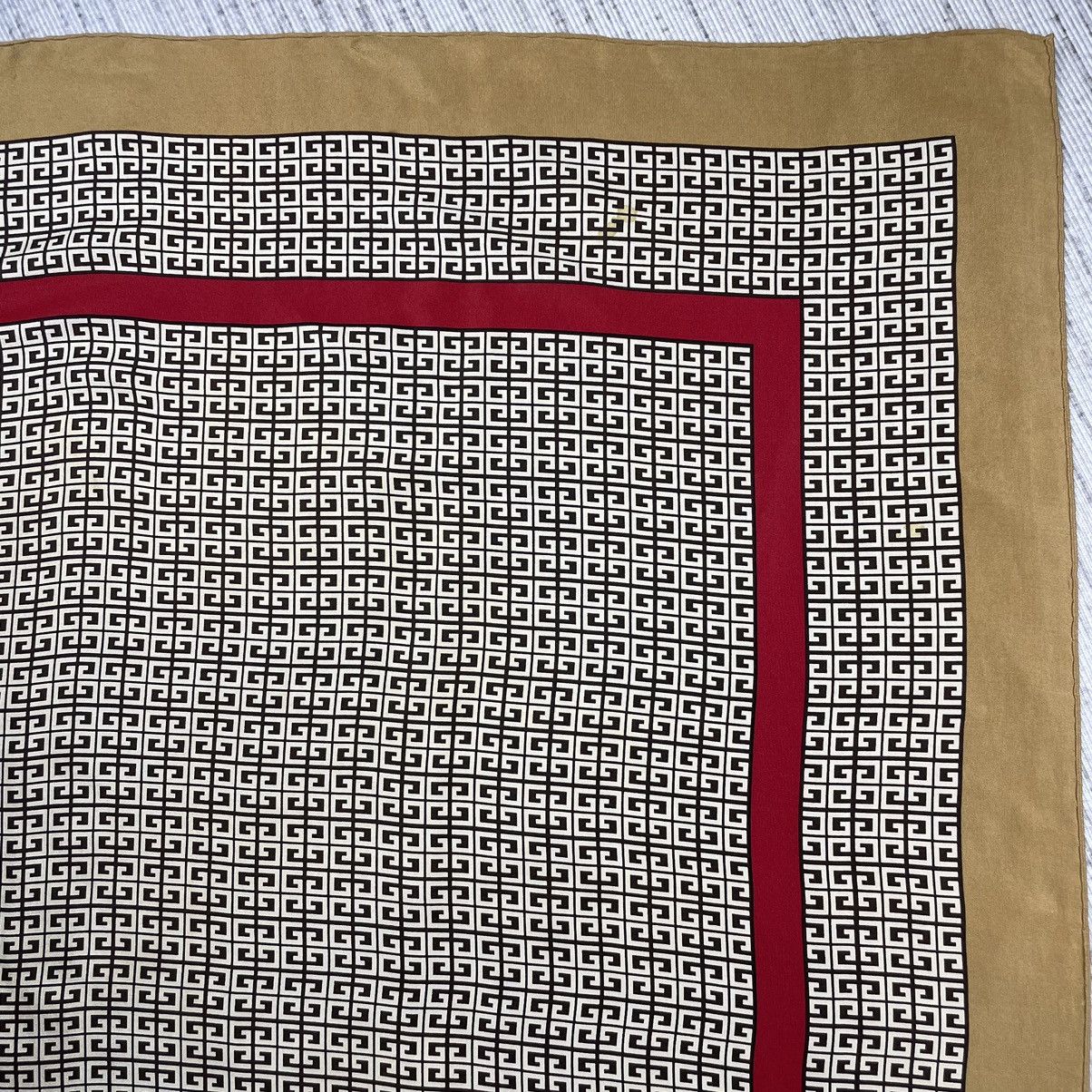 Givenchy Vintage Givenchy Monogram Silk Scarf Size ONE SIZE - 6 Thumbnail