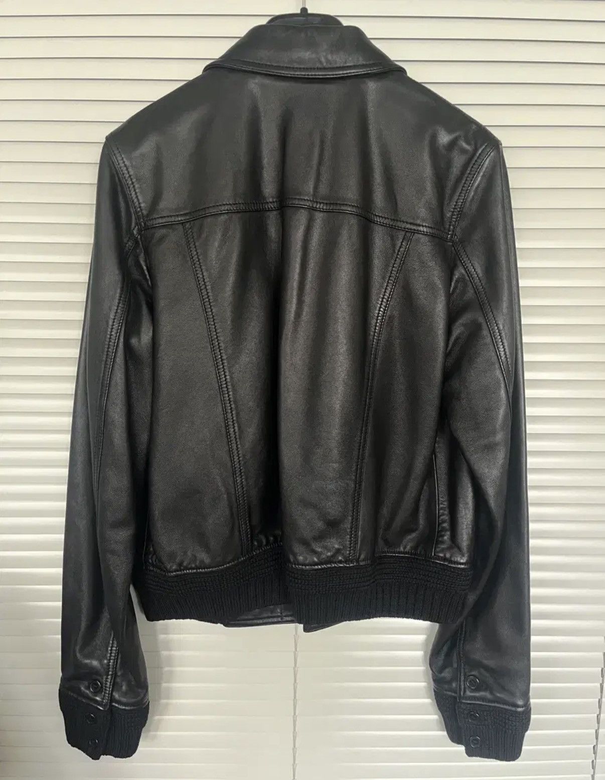 Saint Laurent Paris Saint laurent 70‘s leather trucker jacket in lambskin sz50 Size US M / EU 48-50 / 2 - 2 Thumbnail