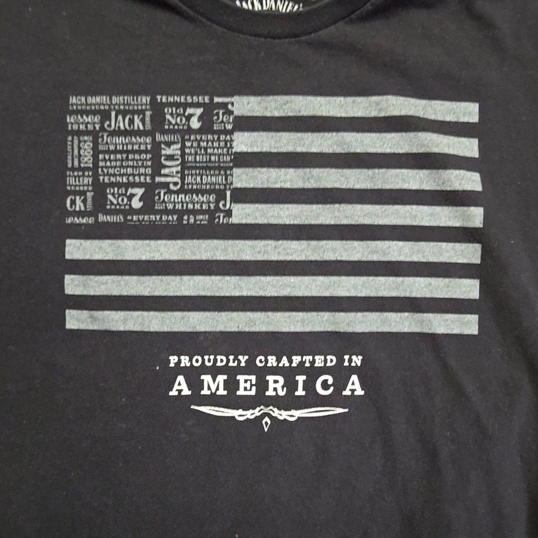 Other Jack Daniels American Flag Shirt Black XL Whiskey Tee Size US XL / EU 56 / 4 - 2 Thumbnail