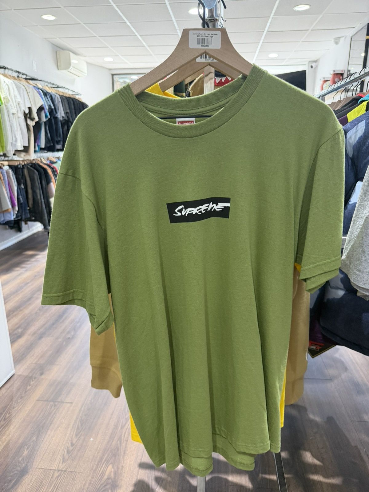 Futura × Supreme Supreme Futura Box Logo Moss Green Size US L / EU 52-54 / 3 - 1 Thumbnail