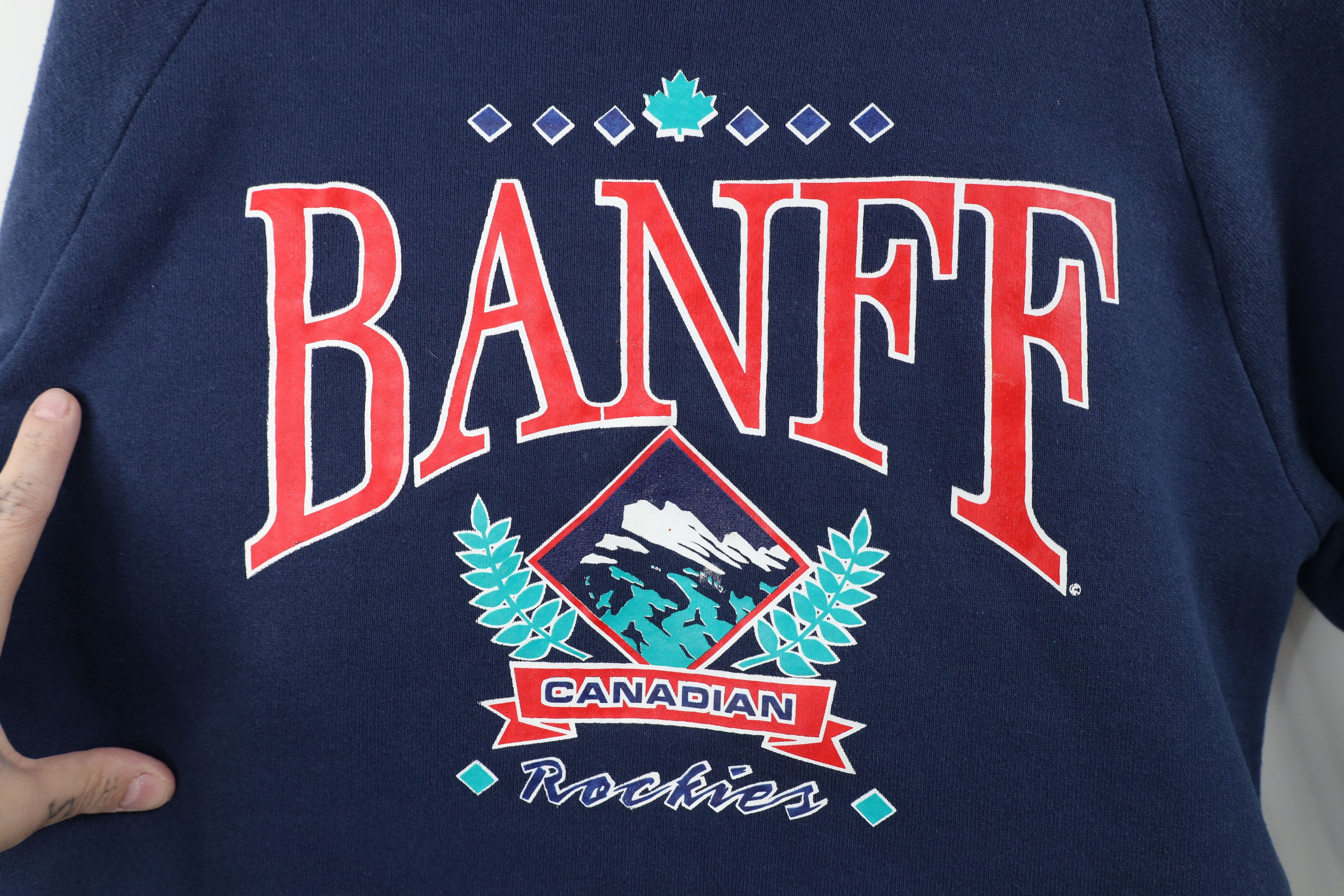 Vintage Vintage 90s Banff Canadian Rockies Crewneck Sweatshirt USA Size M / US 6-8 / IT 42-44 - 4 Thumbnail