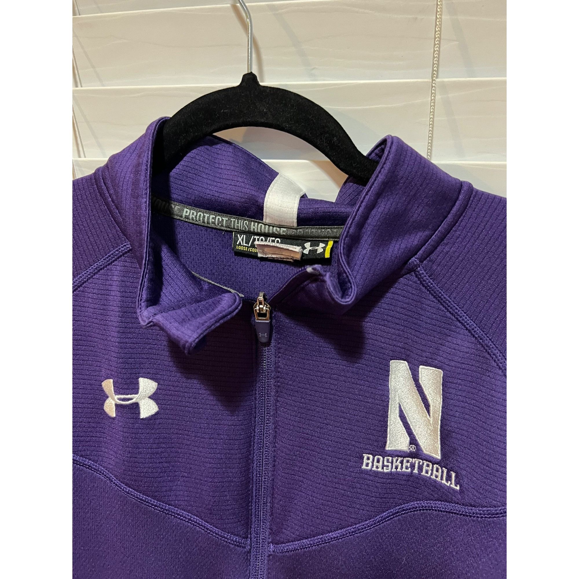 Under Armour Under Armour Northwestern Wildcats Basketball Jacket - Size Size US XL / EU 56 / 4 - 2 Thumbnail