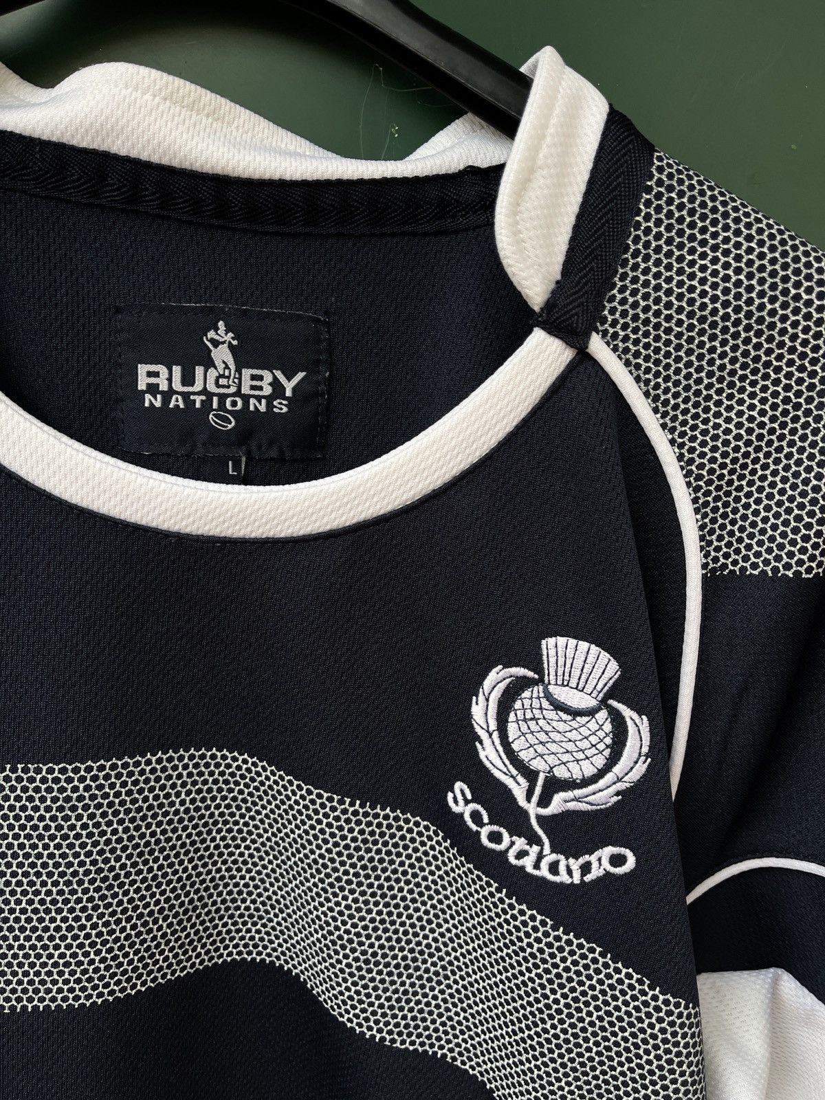 Vintage Vintage Scotland Rugby Nation Polo Chief Keef Size US L / EU 52-54 / 3 - 3 Thumbnail