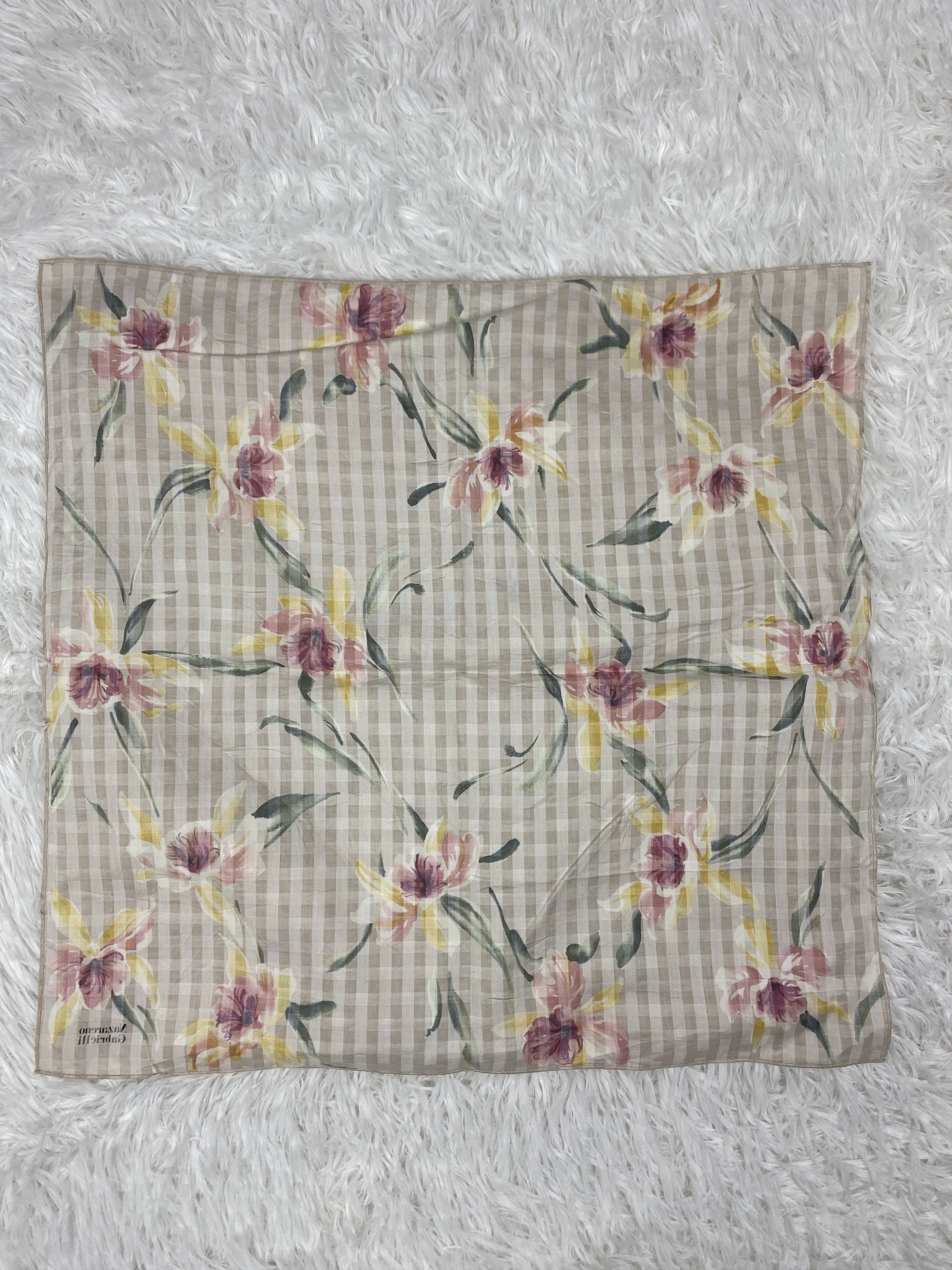Nazareno Gabrielli × Vintage Vintage Nazareno Gabrielli Handkerchief Neckerchief PH0687 Size ONE SIZE - 4 Thumbnail
