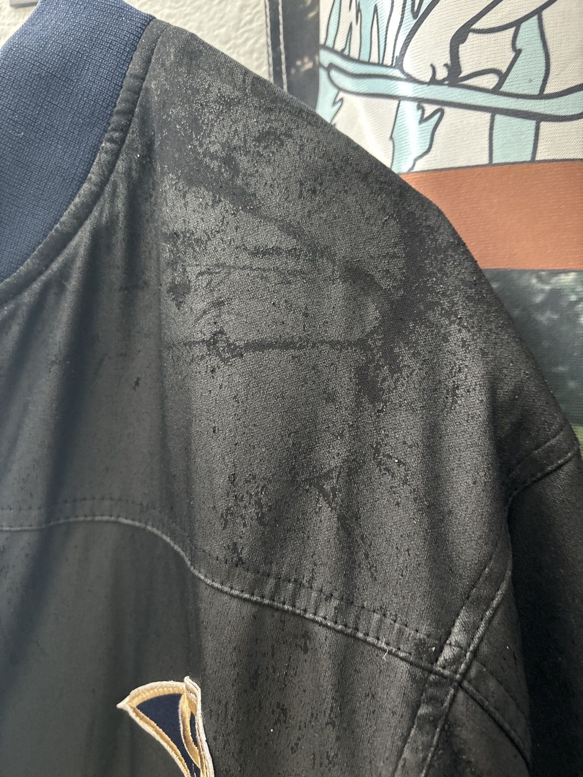 Designer × Vintage Rams Reversible Bomber Jacket Size US L / EU 52-54 / 3 - 4 Thumbnail