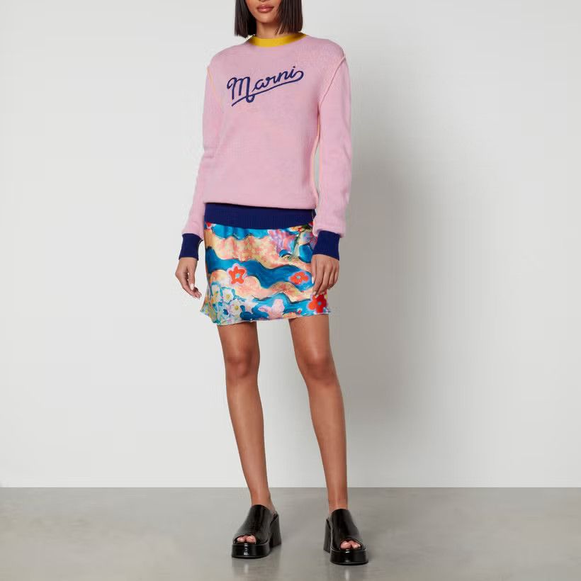 Marni o1srvl11e0624 Crewneck in Pink Size XXS / US 00 / IT 34 - 1 Thumbnail
